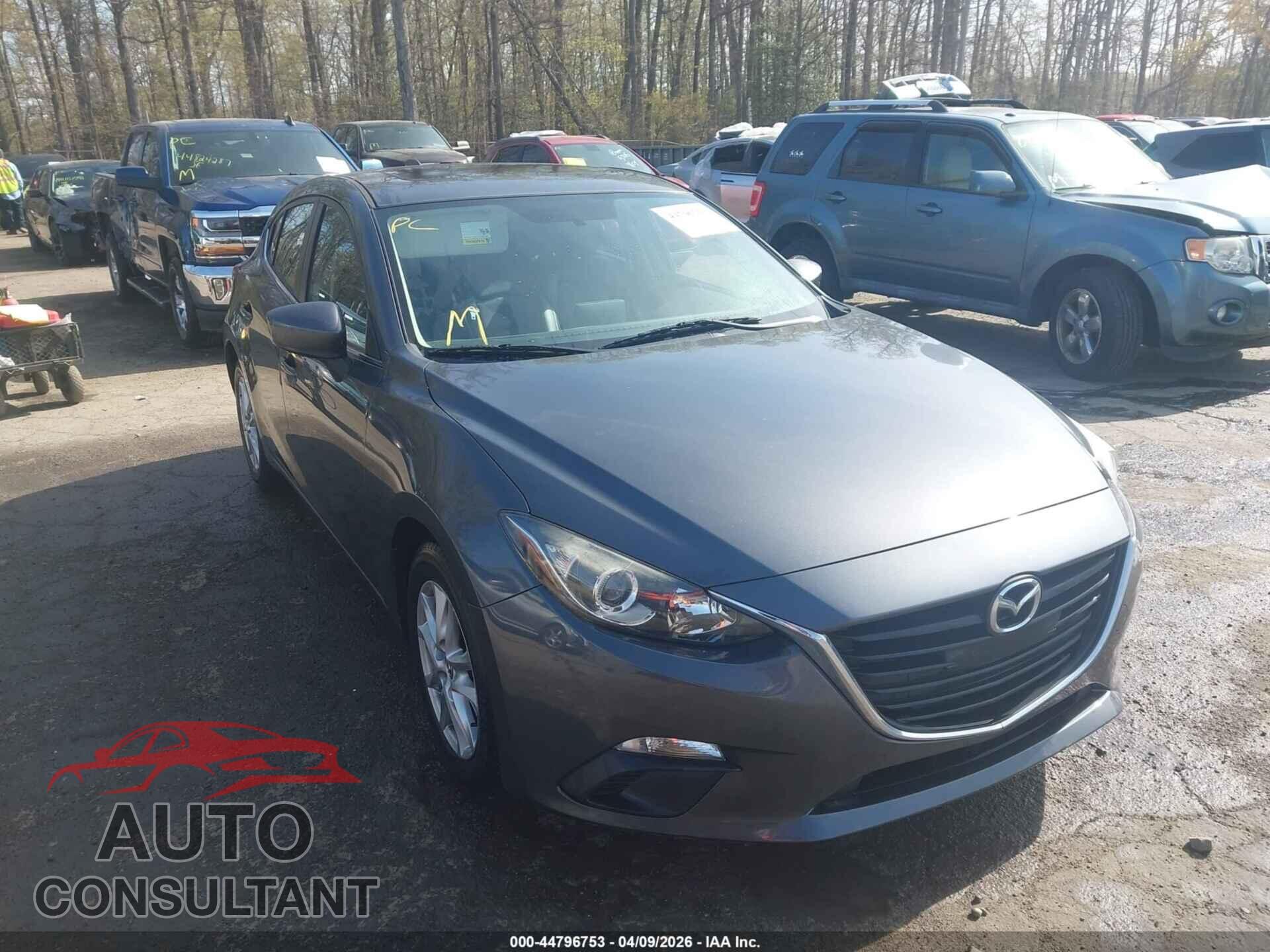 MAZDA MAZDA3 2014 - JM1BM1M78E1214729