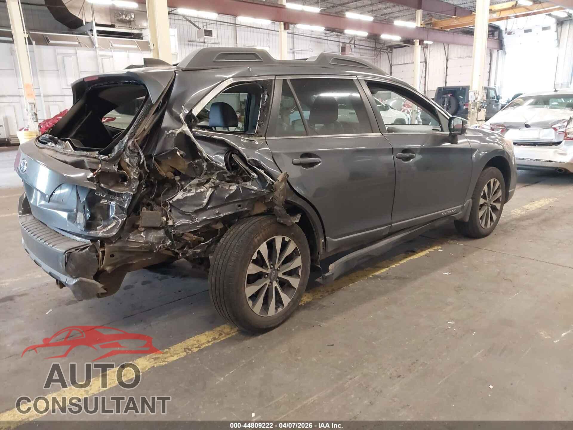 SUBARU OUTBACK 2016 - 4S4BSANCXG3361557