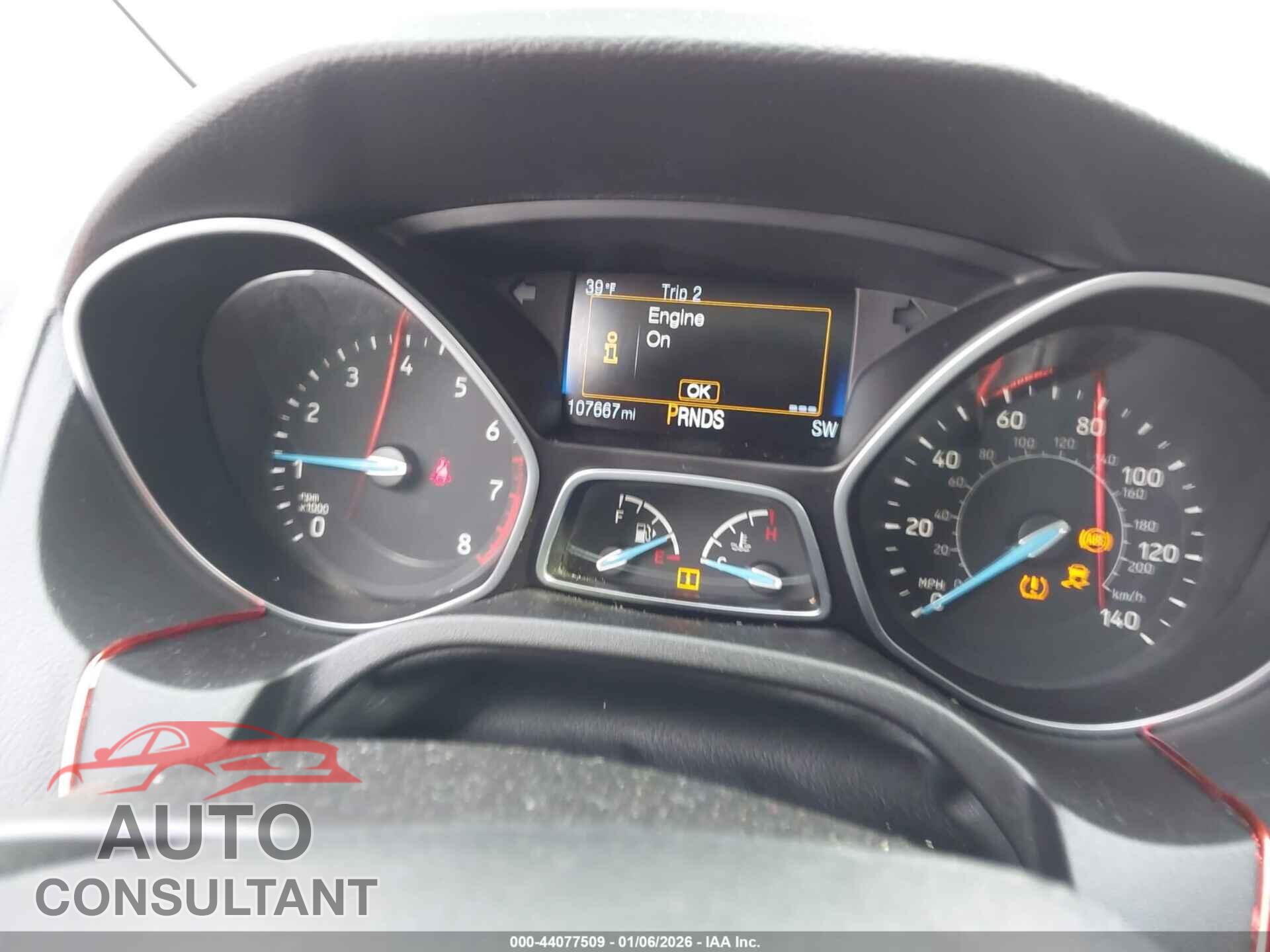 FORD FOCUS 2016 - 1FADP3F25GL256348