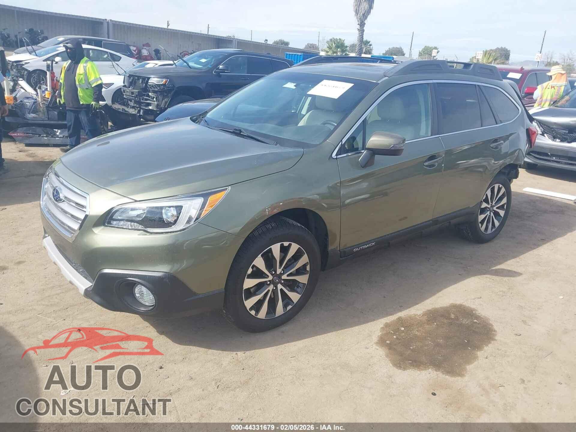 SUBARU OUTBACK 2016 - 4S4BSALC4G3201810