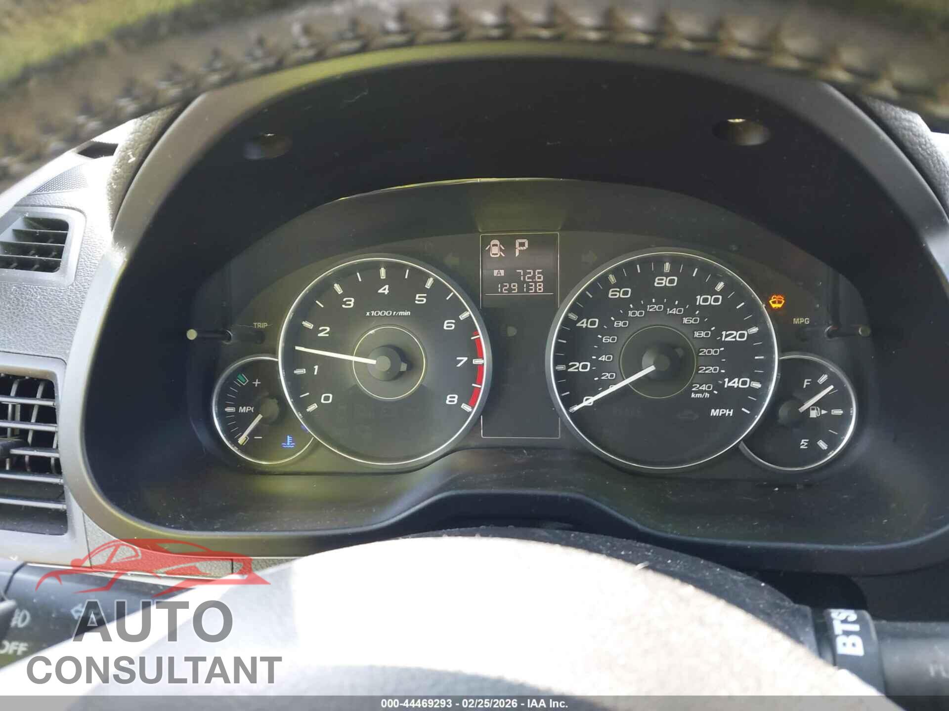 SUBARU OUTBACK 2012 - 4S4BRCGC2C3288005