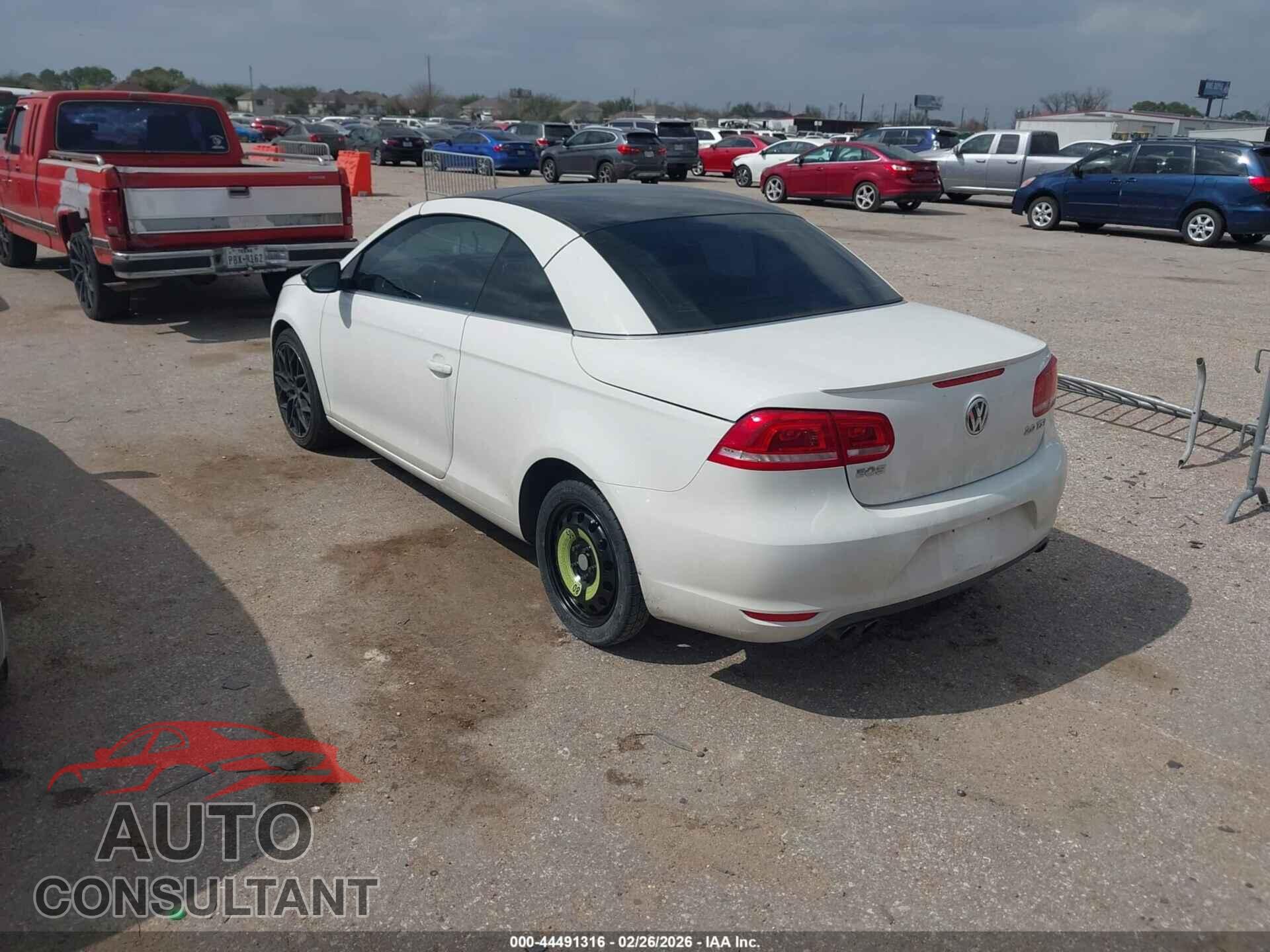 VOLKSWAGEN EOS 2014 - WVWBW8AH8EV007072