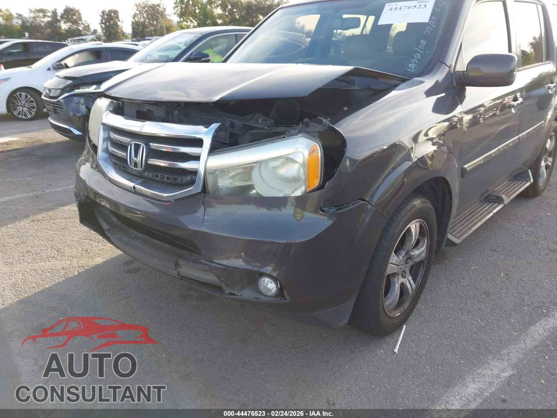 HONDA PILOT 2013 - 5FNYF3H73DB035112