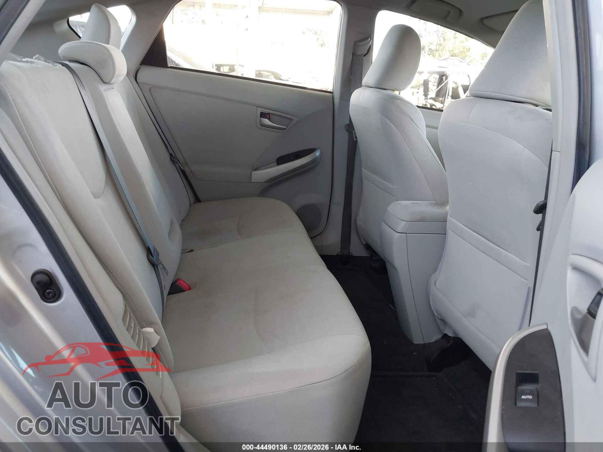 TOYOTA PRIUS 2013 - JTDKN3DU8D5676343