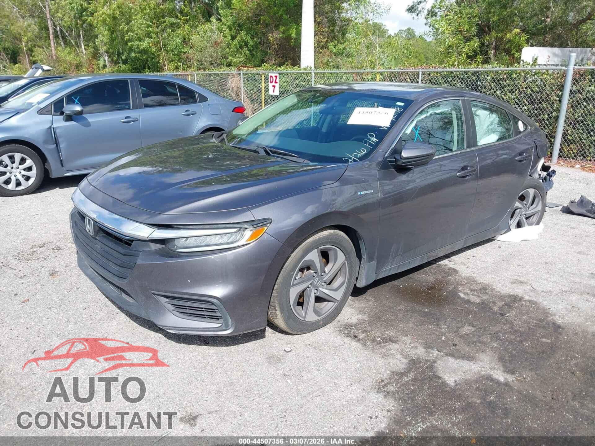 HONDA INSIGHT 2019 - 19XZE4F11KE009848