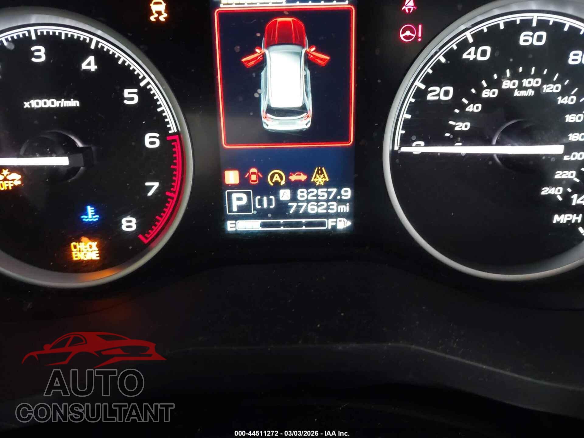 SUBARU FORESTER 2019 - JF2SKAGC8KH419308