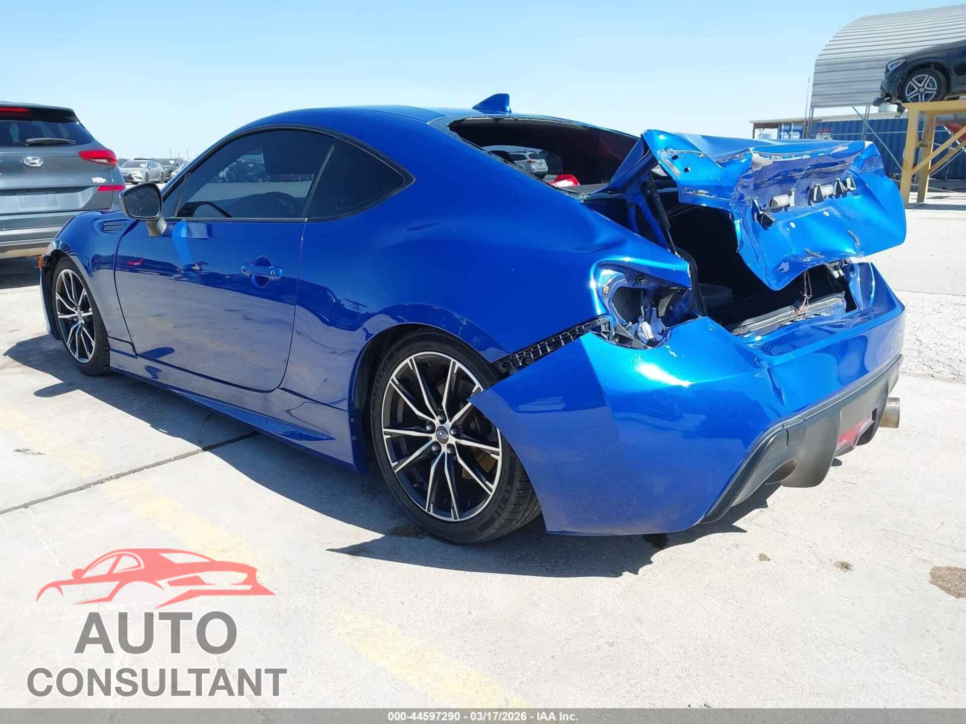 SUBARU BRZ 2017 - JF1ZCAB10H9603960