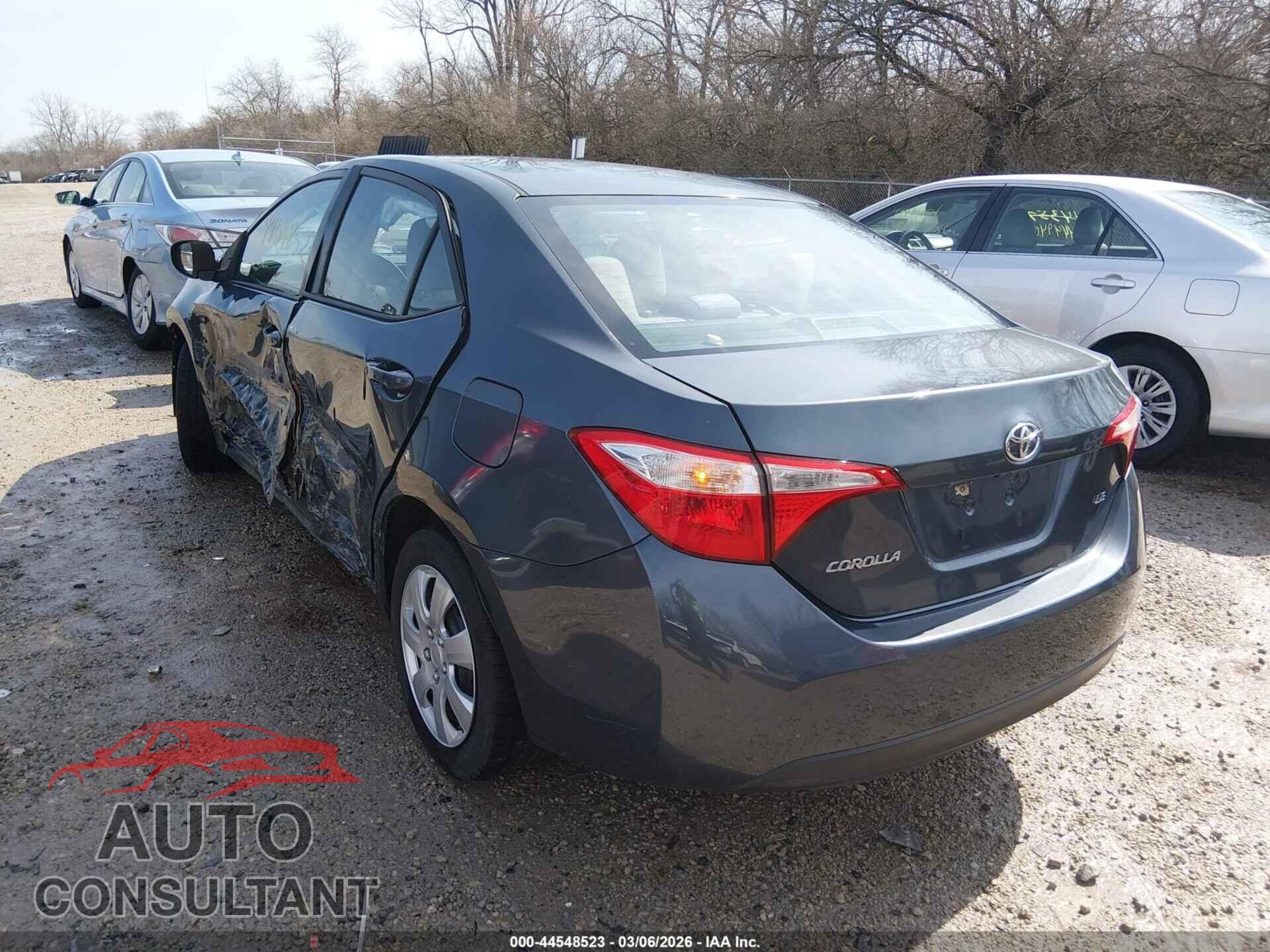 TOYOTA COROLLA 2016 - 5YFBURHE2GP510030