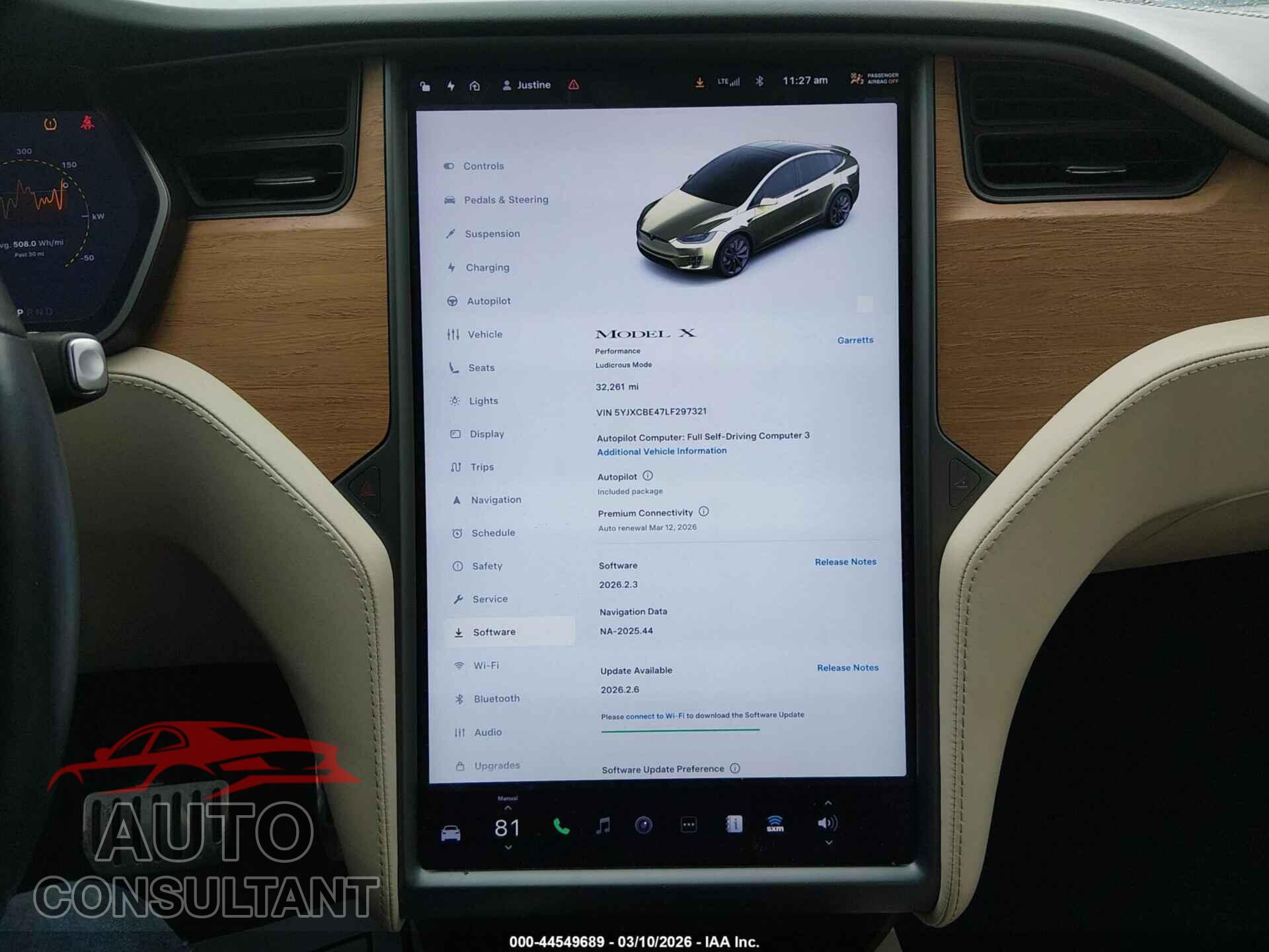 TESLA MODEL X 2020 - 5YJXCBE47LF297321
