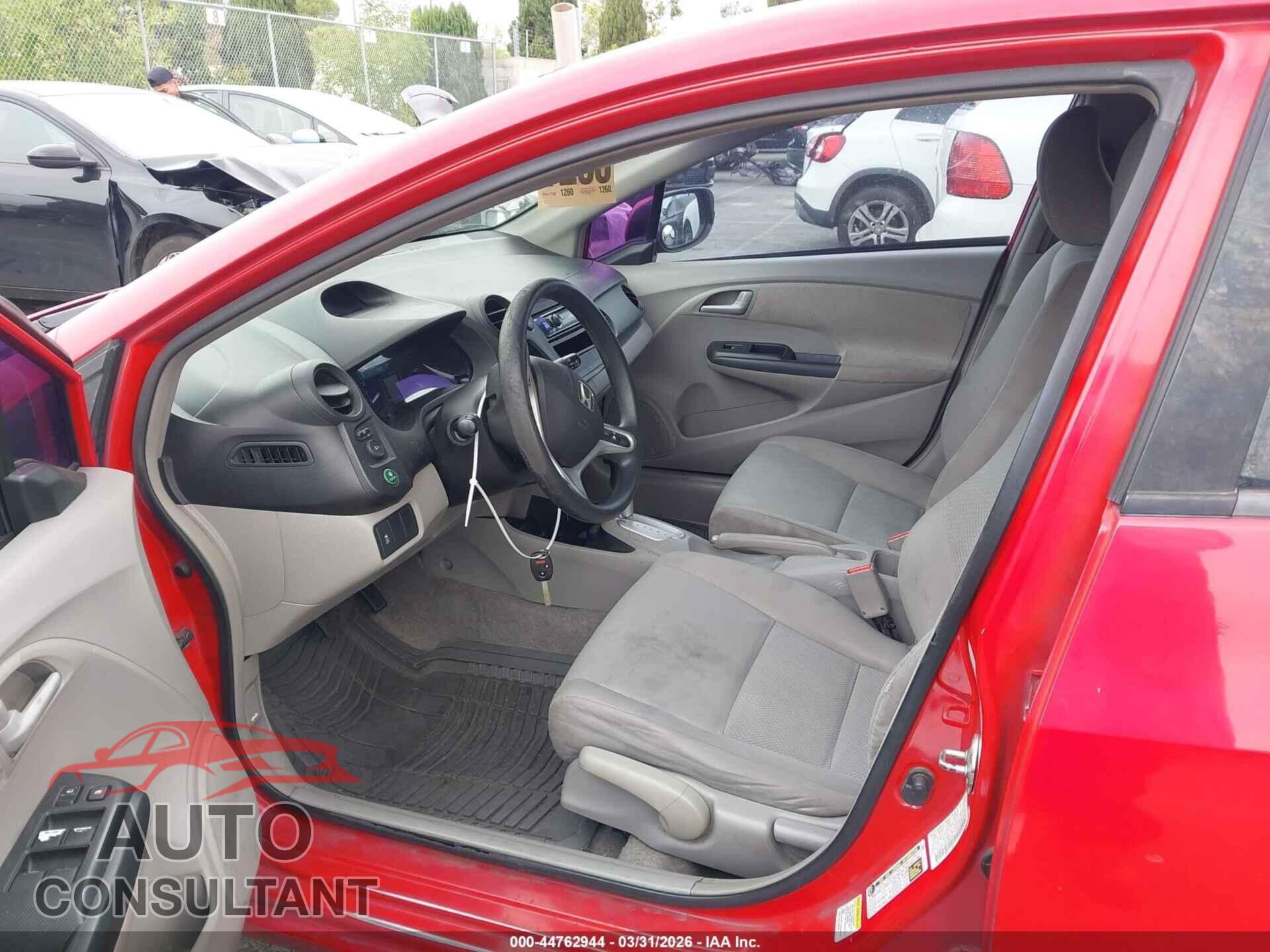 HONDA INSIGHT 2012 - JHMZE2H39CS004686