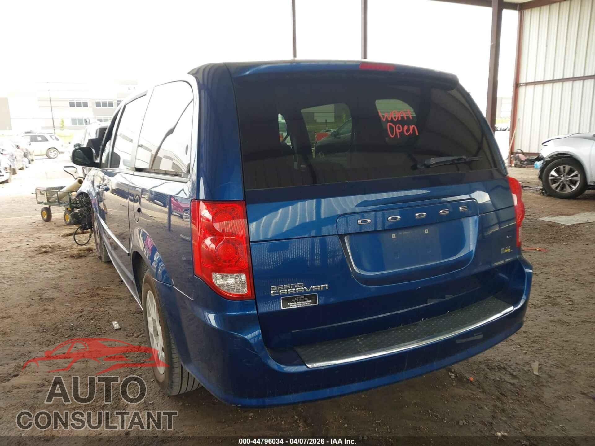 DODGE GRAND CARAVAN 2011 - 2D4RN4DG8BR724344