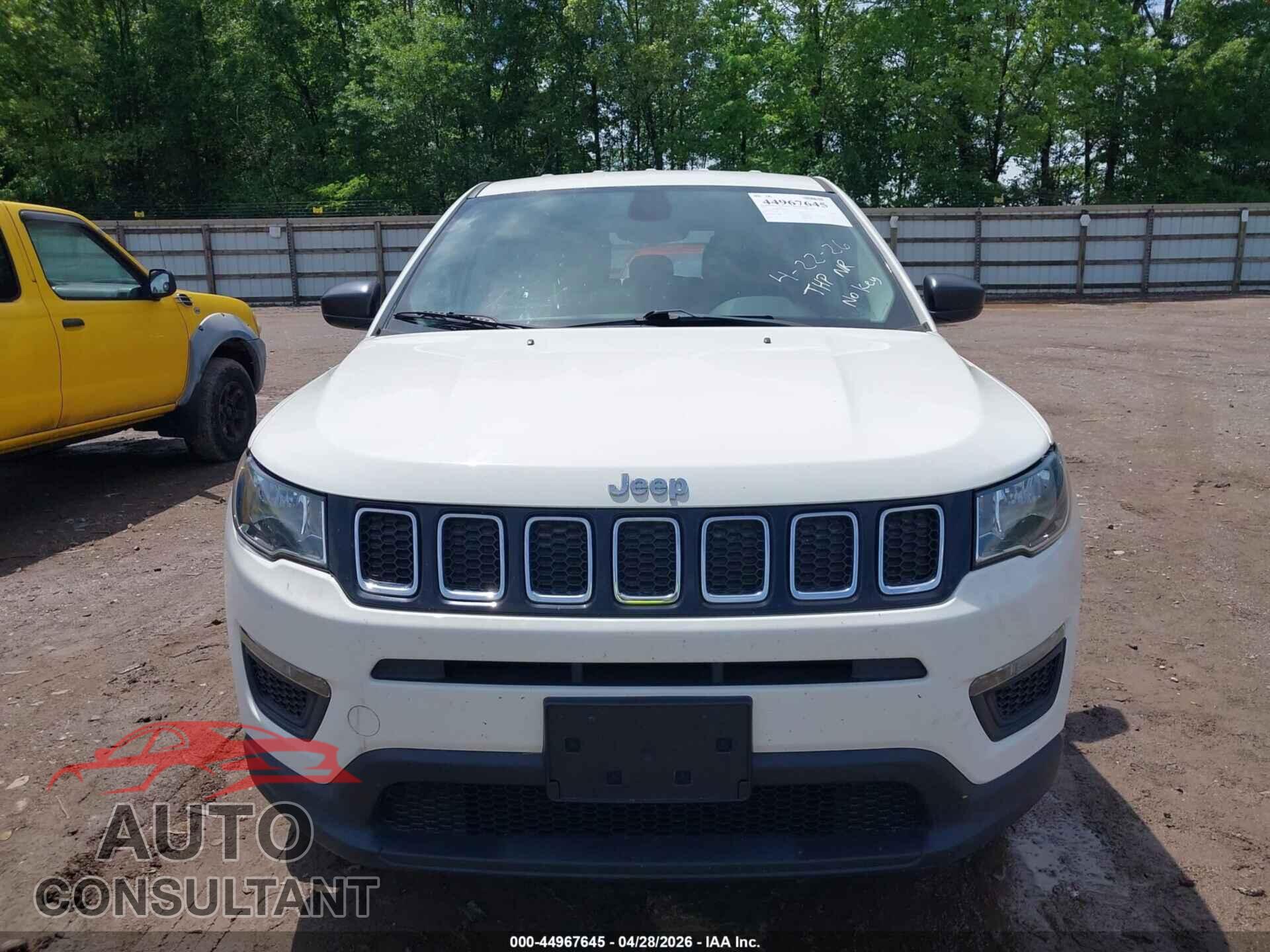 JEEP NEW COMPASS 2017 - 3C4NJDAB6HT667888