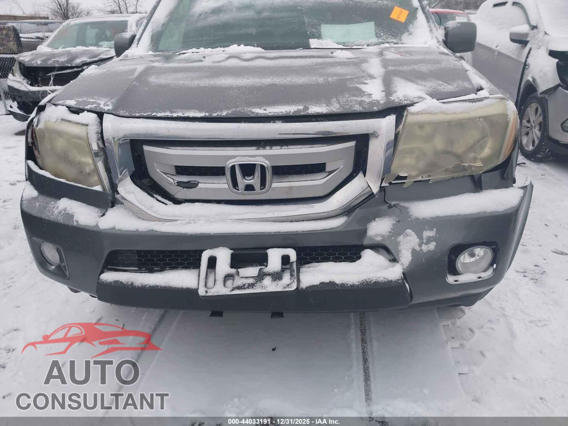 HONDA PILOT 2009 - 5FNYF48689B016866