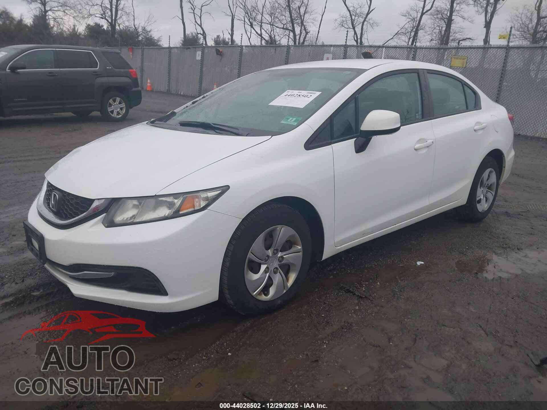 HONDA CIVIC 2013 - 19XFB2F50DE248443