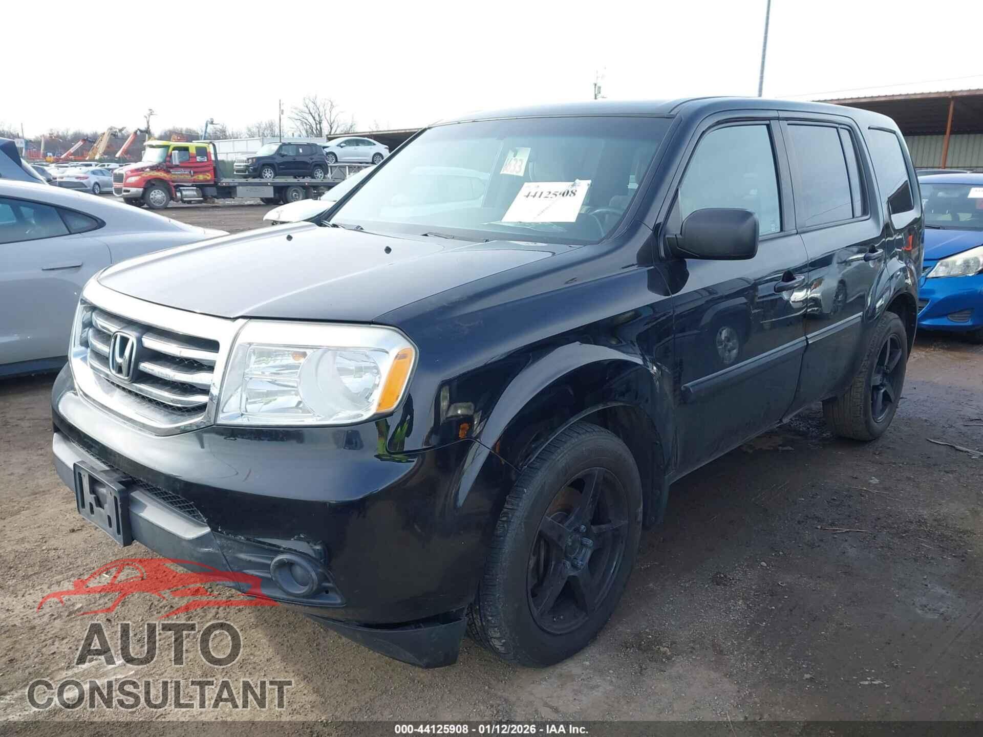 HONDA PILOT 2013 - 5FNYF4H27DB064302
