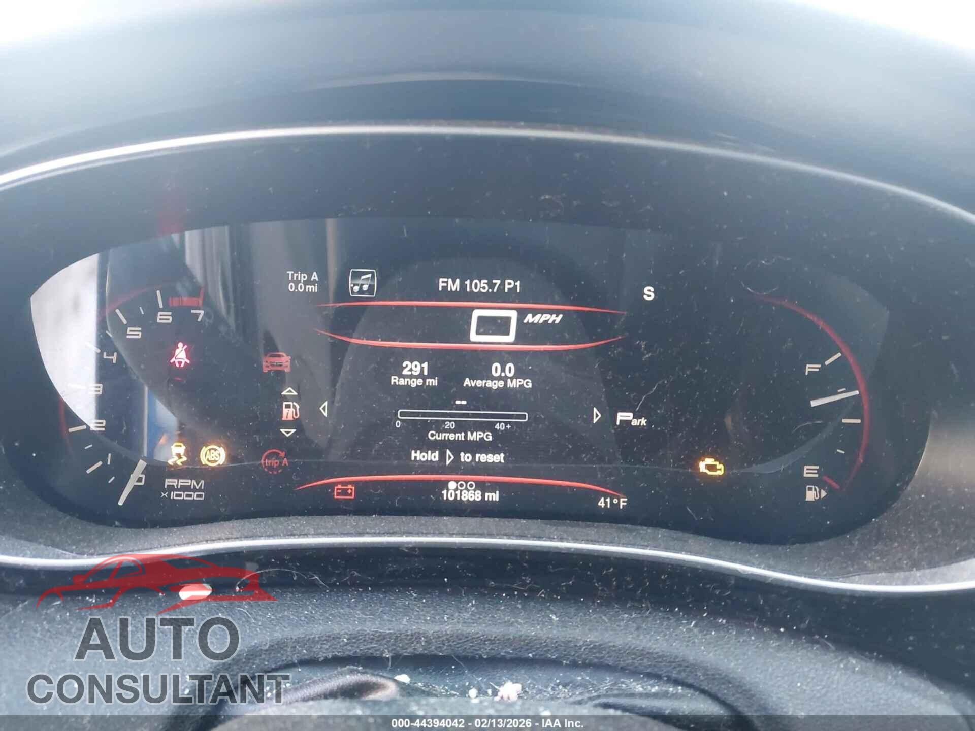 DODGE DART 2013 - 1C3CDFCH1DD294291
