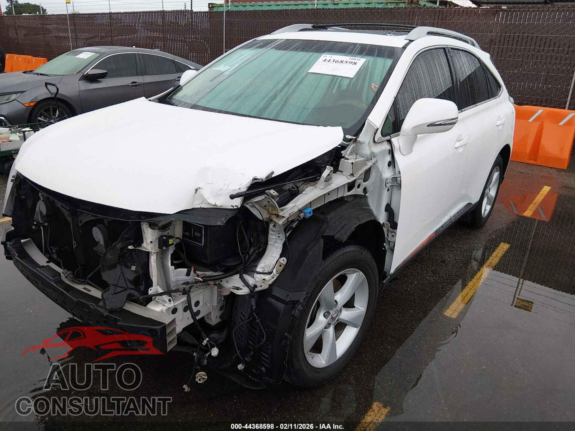 LEXUS RX 350 2013 - 2T2ZK1BAXDC117735