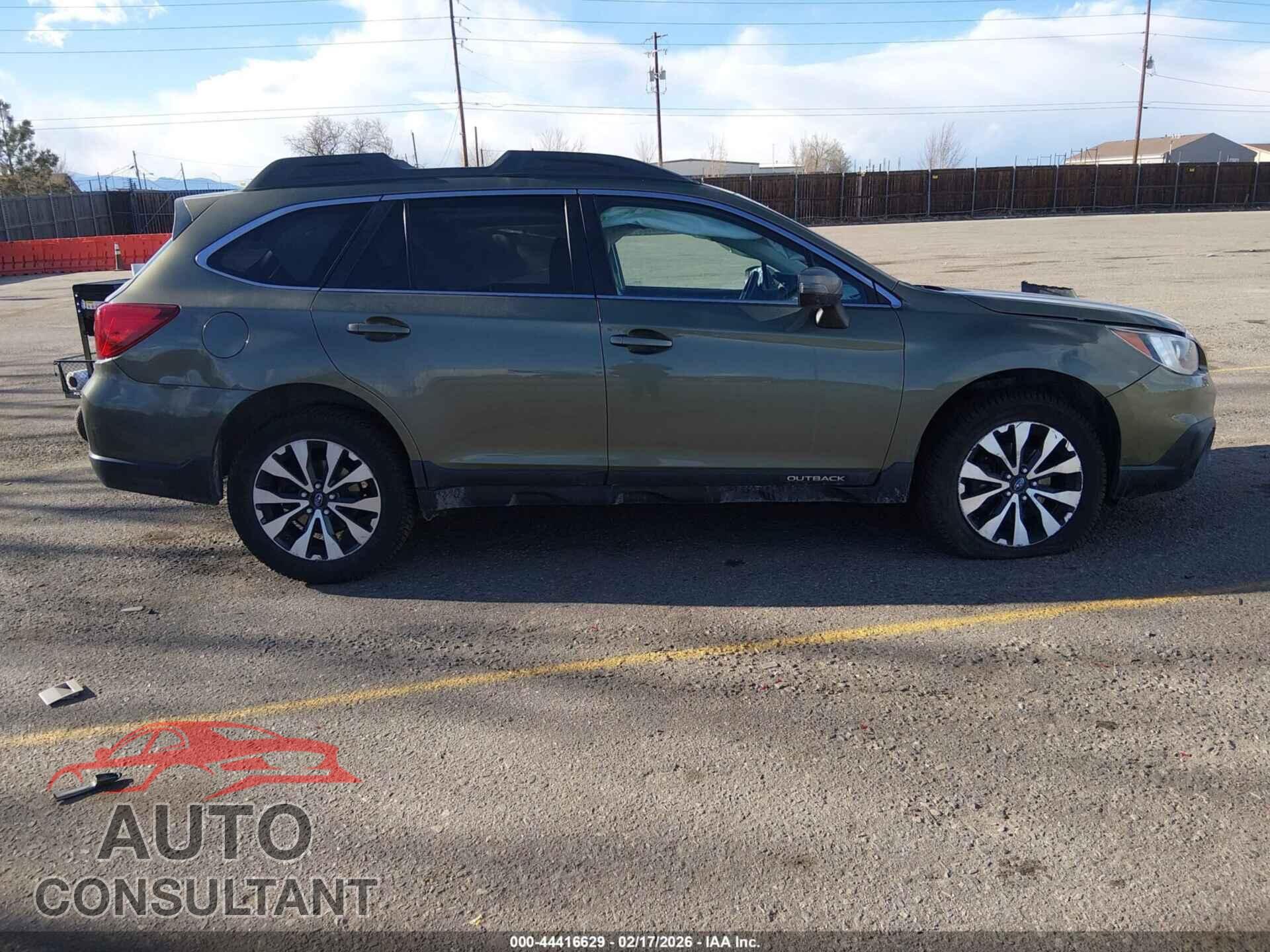 SUBARU OUTBACK 2016 - 4S4BSANC6G3328734