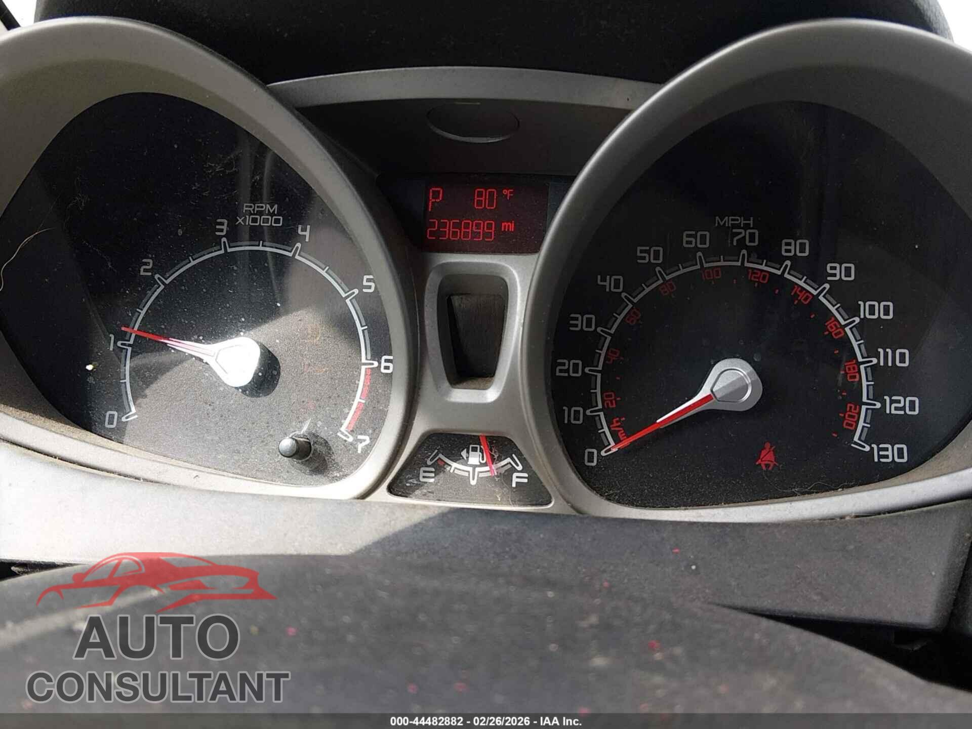 FORD FIESTA 2012 - 3FADP4EJ5CM114377