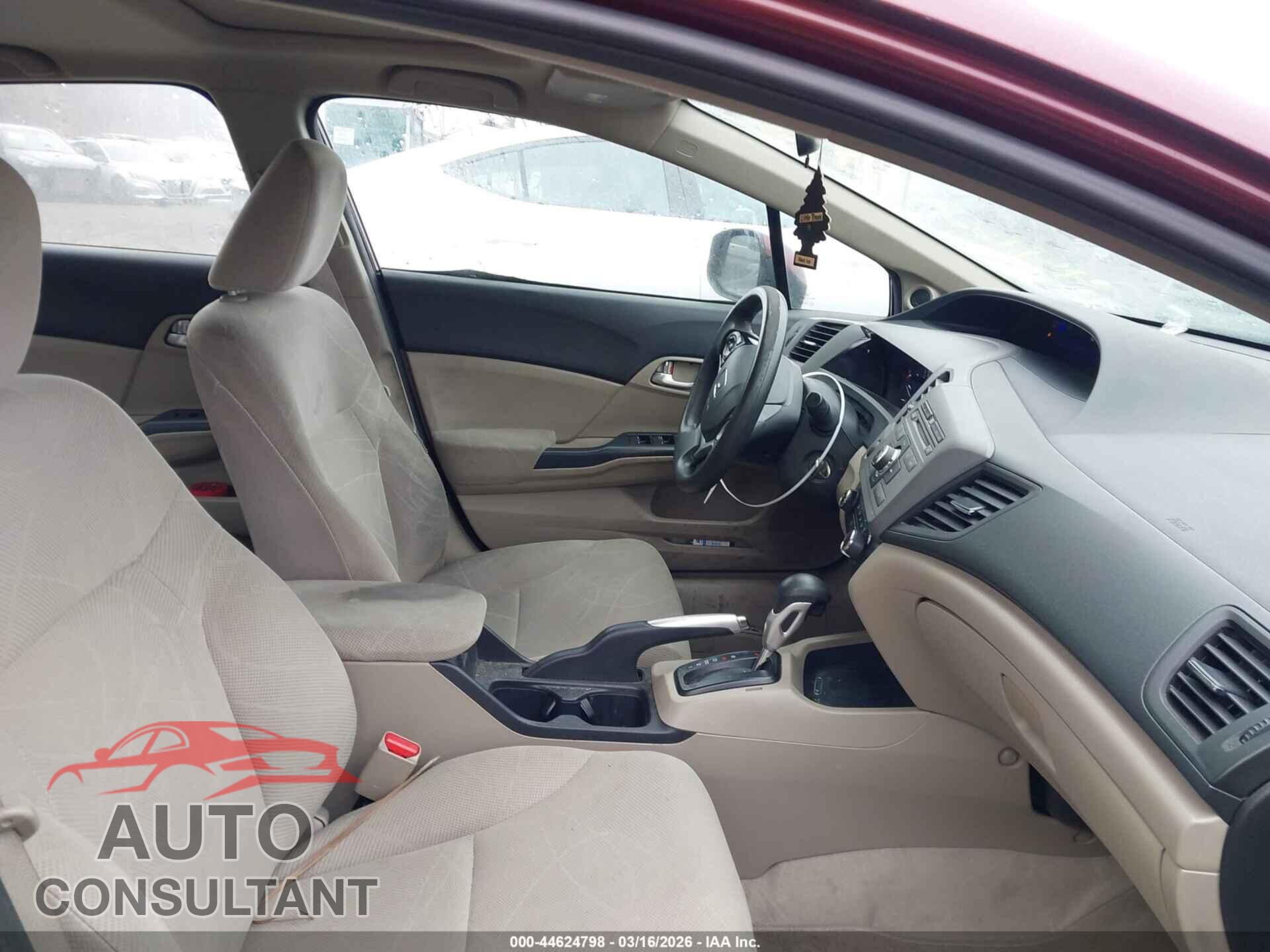 HONDA CIVIC 2012 - 2HGFB2F85CH597791