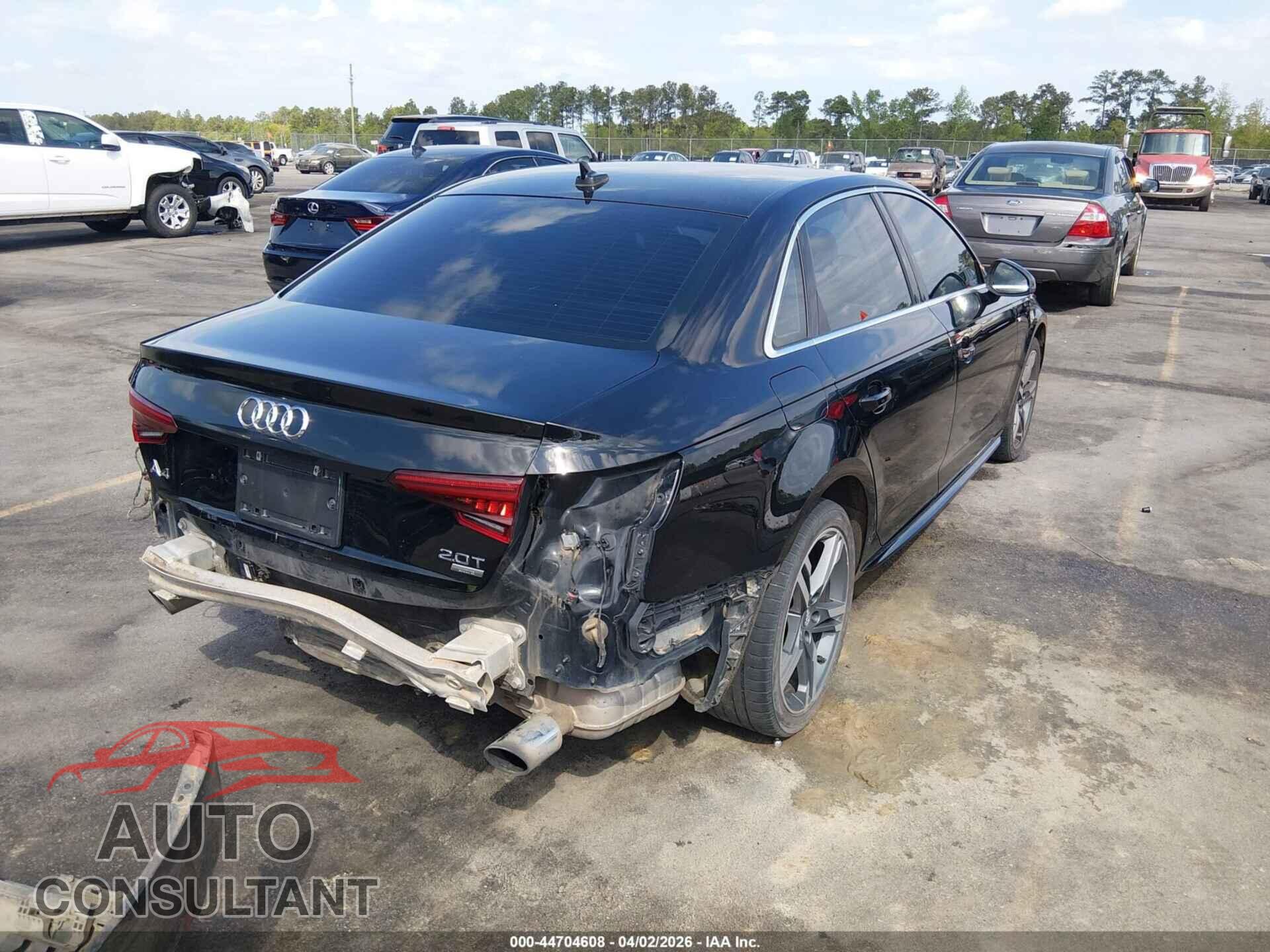 AUDI A4 2018 - WAULMAF42JA092786
