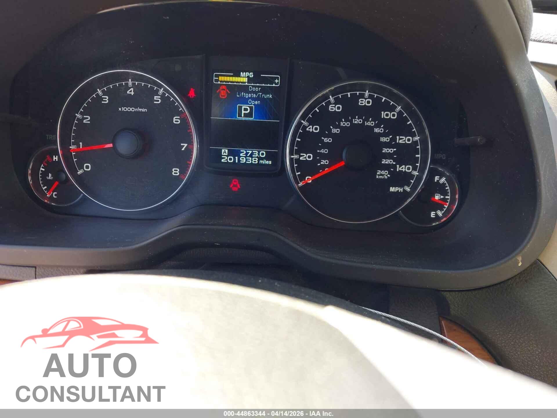 SUBARU OUTBACK 2014 - 4S4BRCLC7E3287747