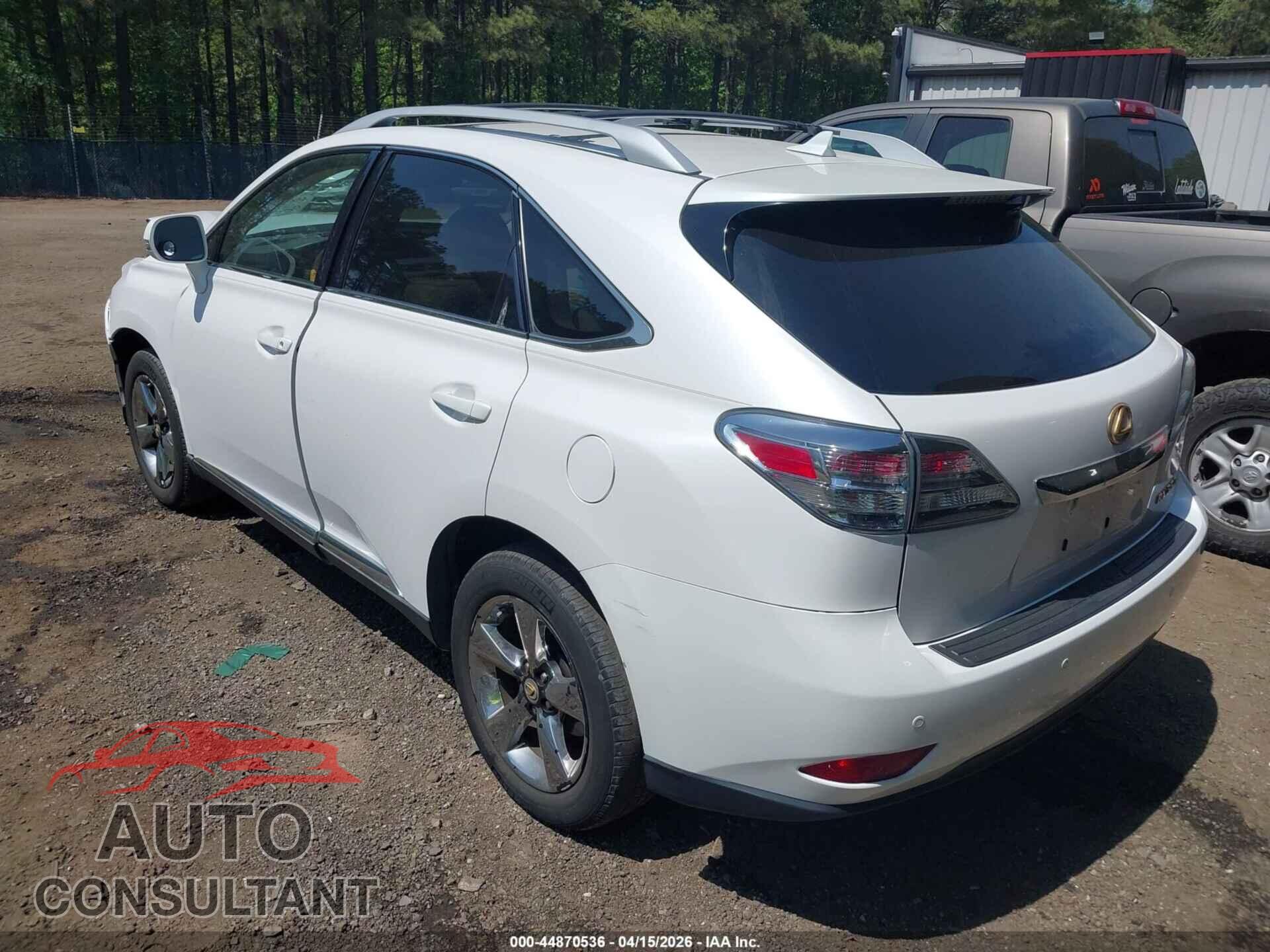 LEXUS RX 350 2011 - 2T2BK1BA5BC107628
