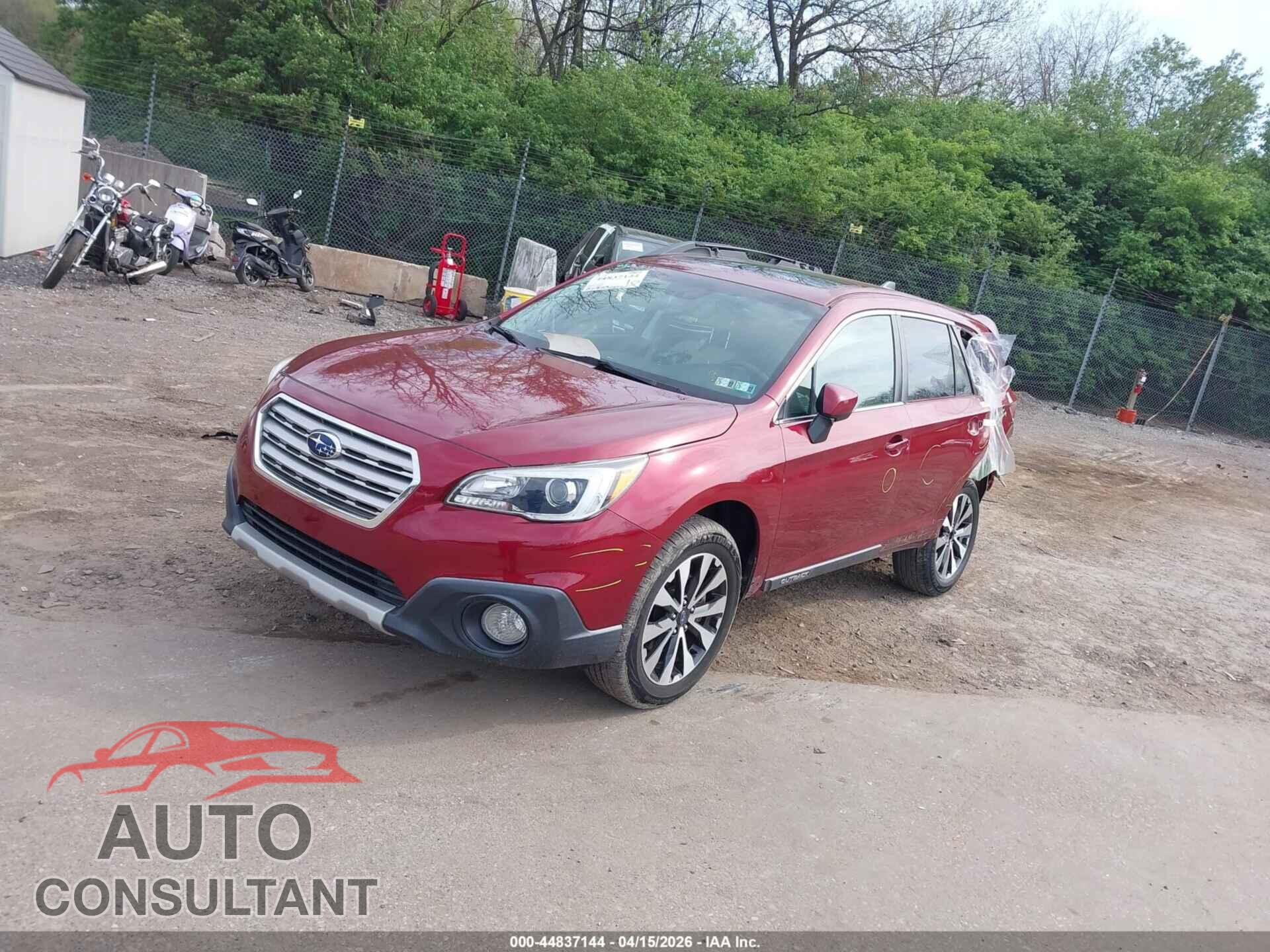 SUBARU OUTBACK 2016 - 4S4BSANC5G3348456