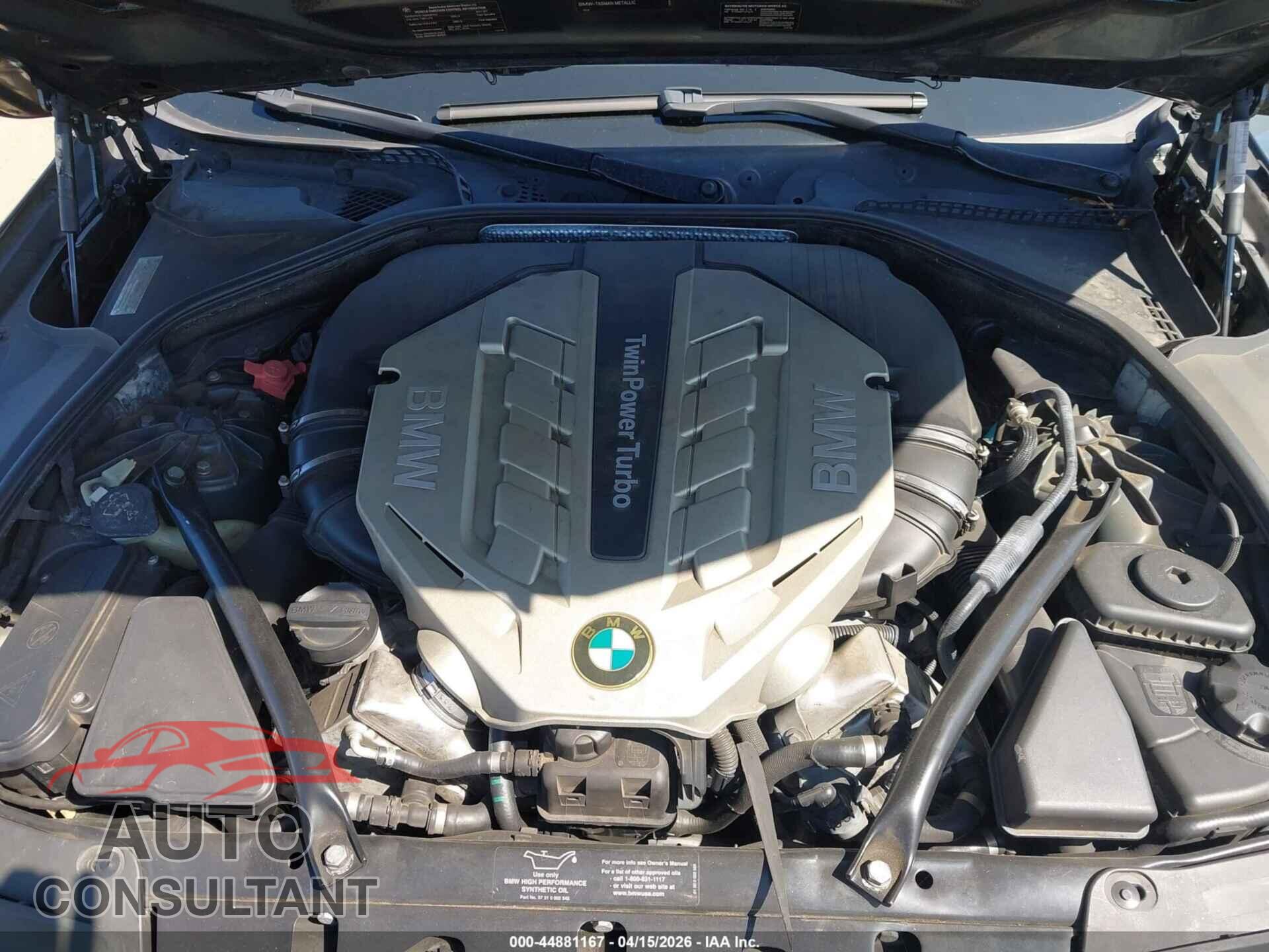 BMW 550I 2011 - WBAFR9C59BC757344