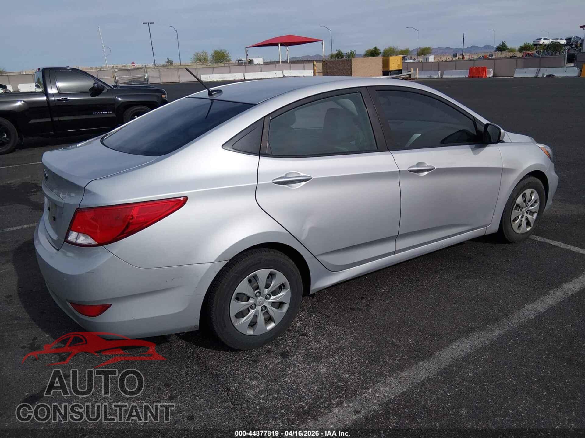 HYUNDAI ACCENT 2016 - KMHCT4AE7GU124111