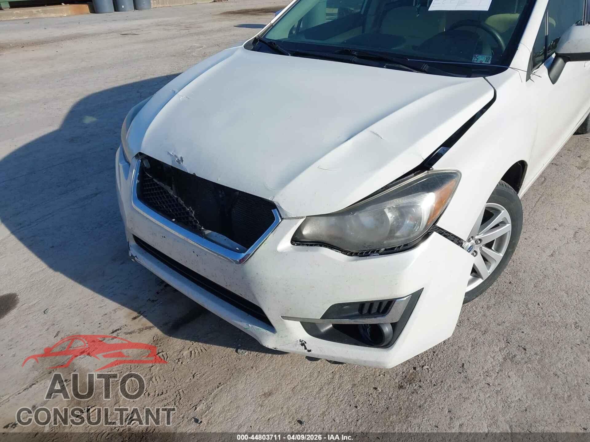 SUBARU IMPREZA 2015 - JF1GPAC63FH257234