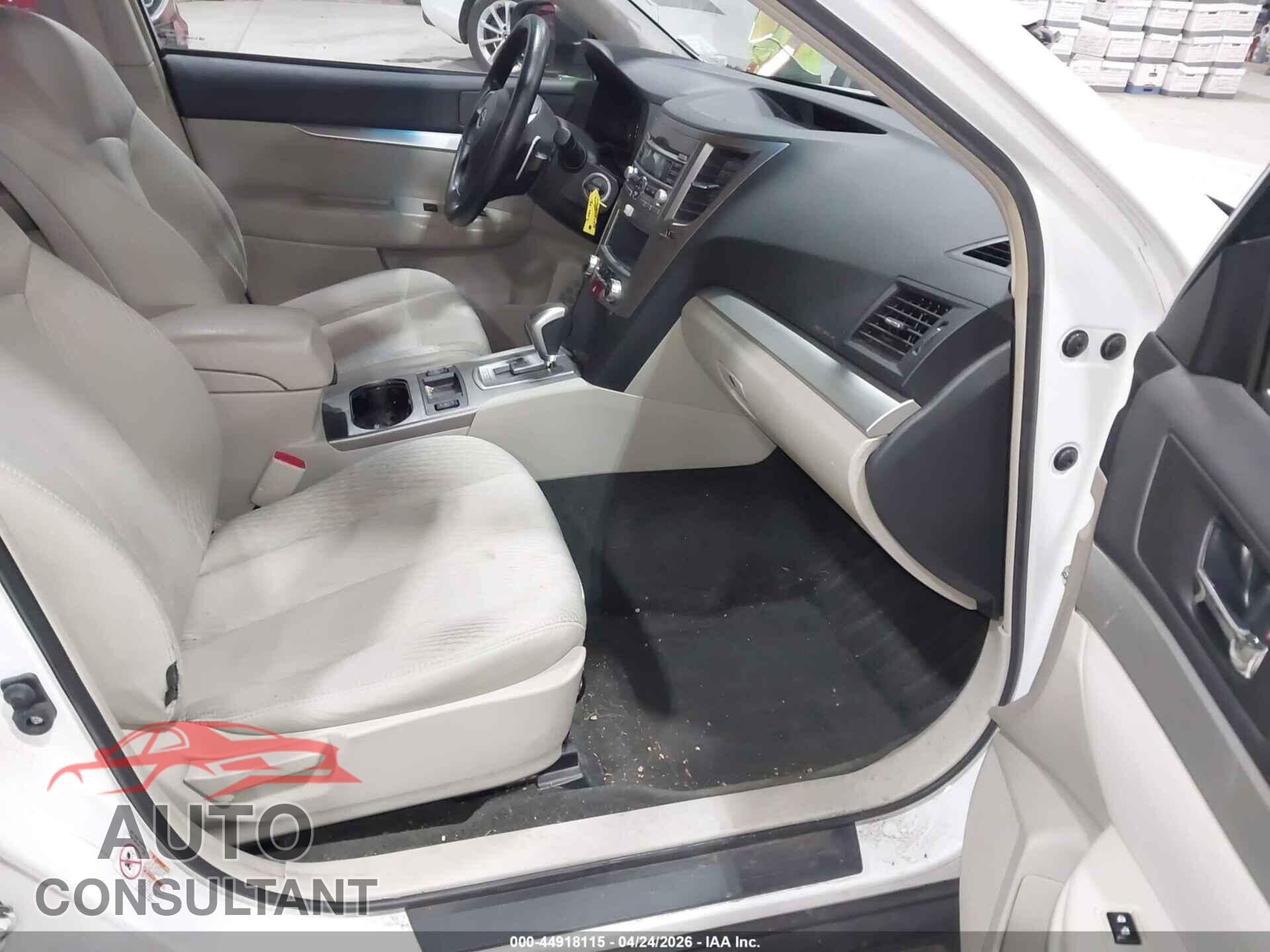 SUBARU OUTBACK 2012 - 4S4BRBAC3C3225448