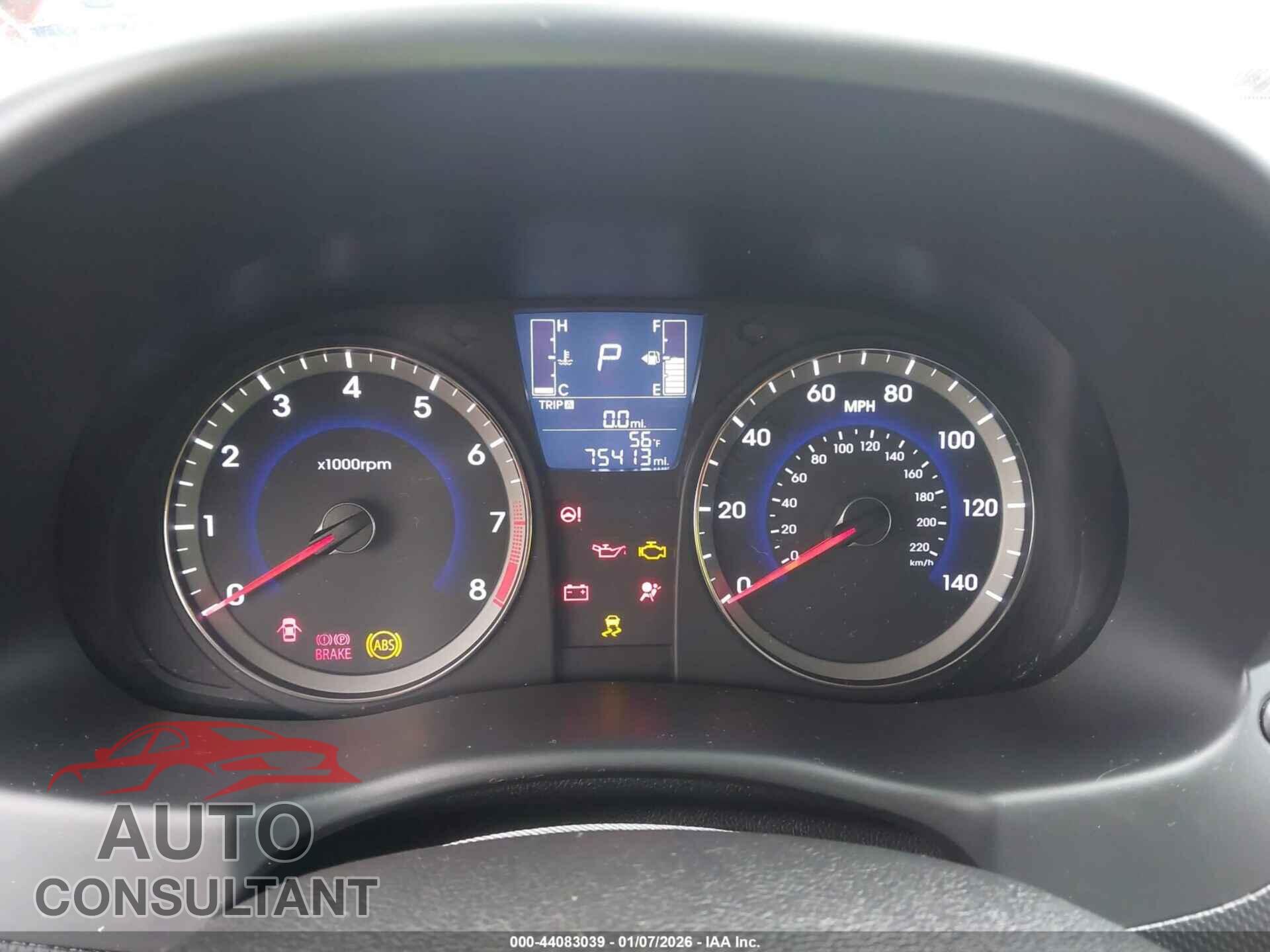 HYUNDAI ACCENT 2015 - KMHCT4AE2FU872490