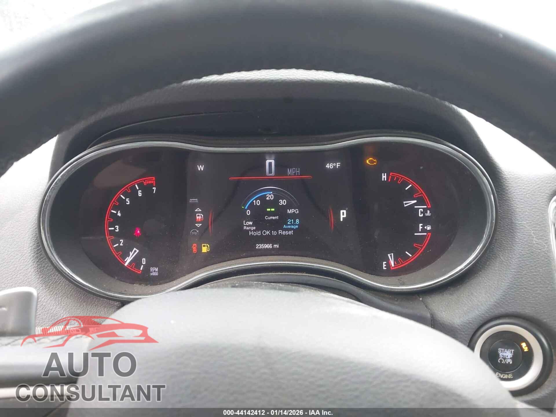 DODGE DURANGO 2015 - 1C4RDHAG3FC127662