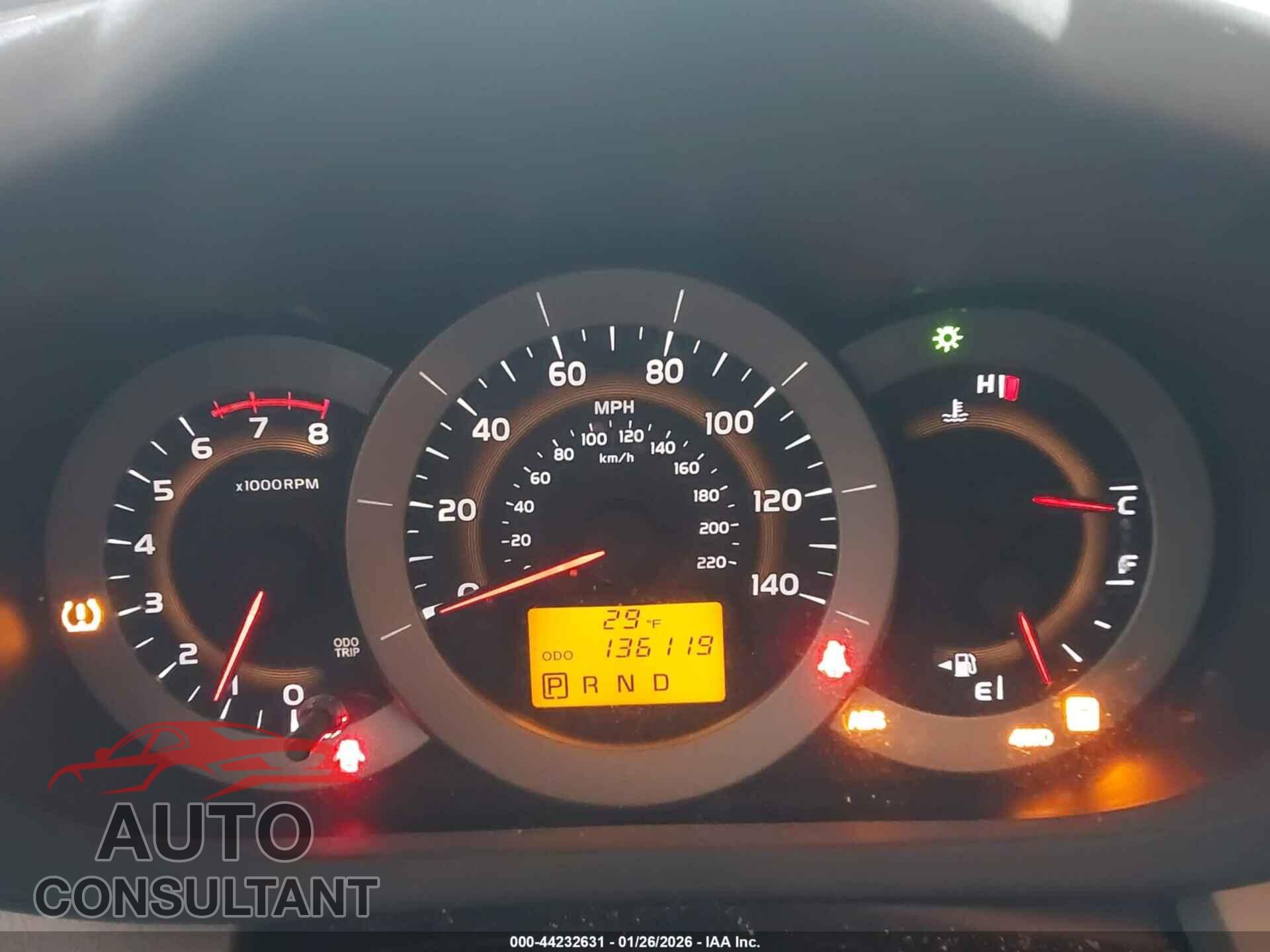 TOYOTA RAV4 2012 - 2T3BF4DV4CW266061