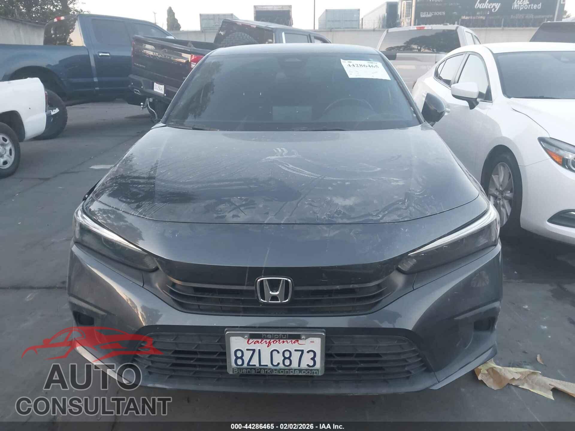 HONDA CIVIC 2022 - 2HGFE2F57NH552190