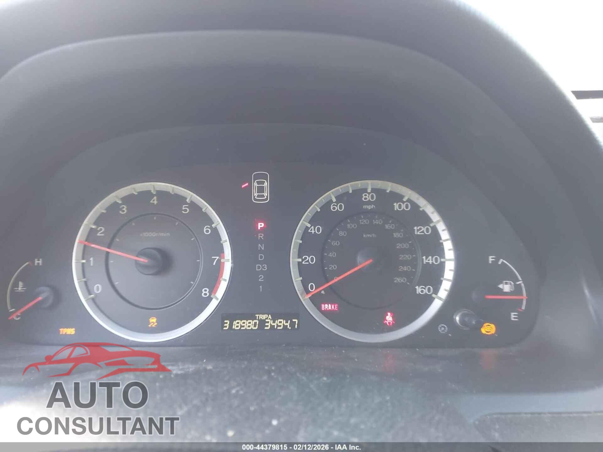 HONDA ACCORD 2012 - 1HGCP2F6XCA085901