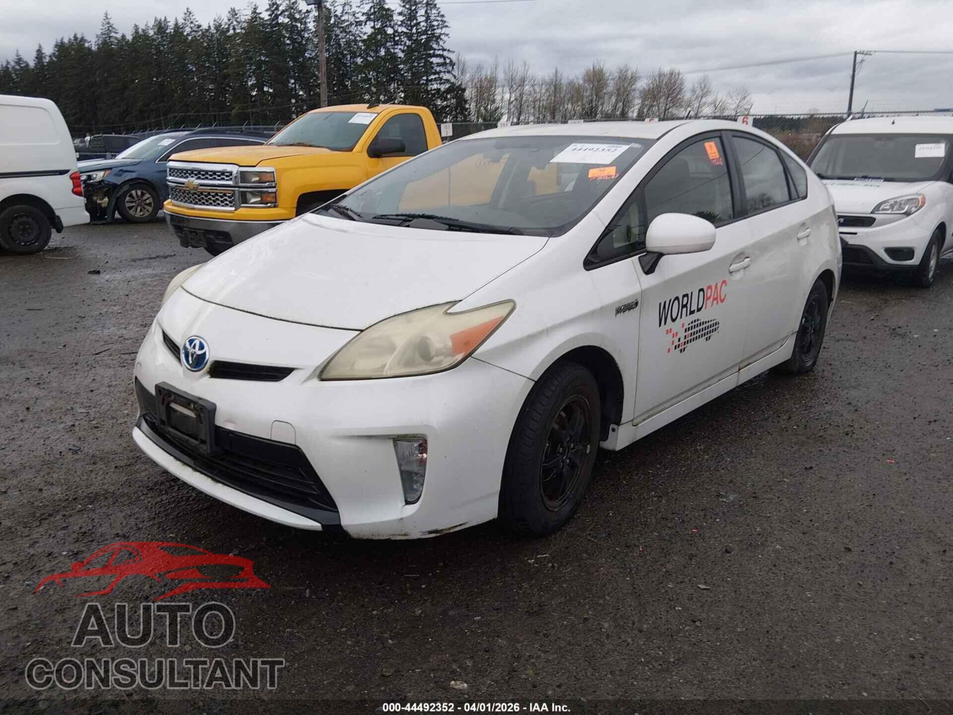 TOYOTA PRIUS 2014 - JTDKN3DU8E1741507
