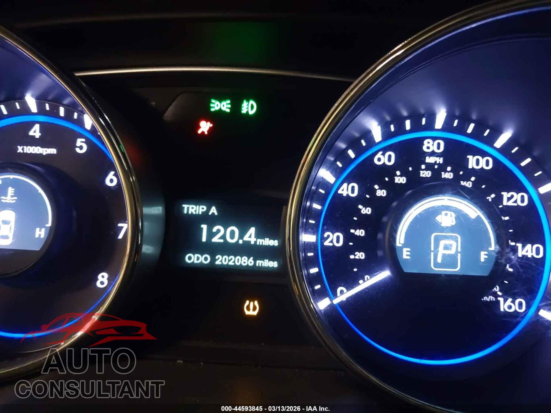 HYUNDAI SONATA 2012 - 5NPEC4AB4CH358410