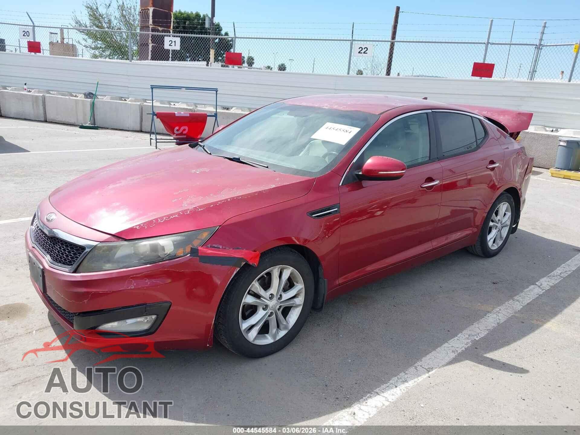 KIA OPTIMA 2013 - 5XXGN4A71DG179026