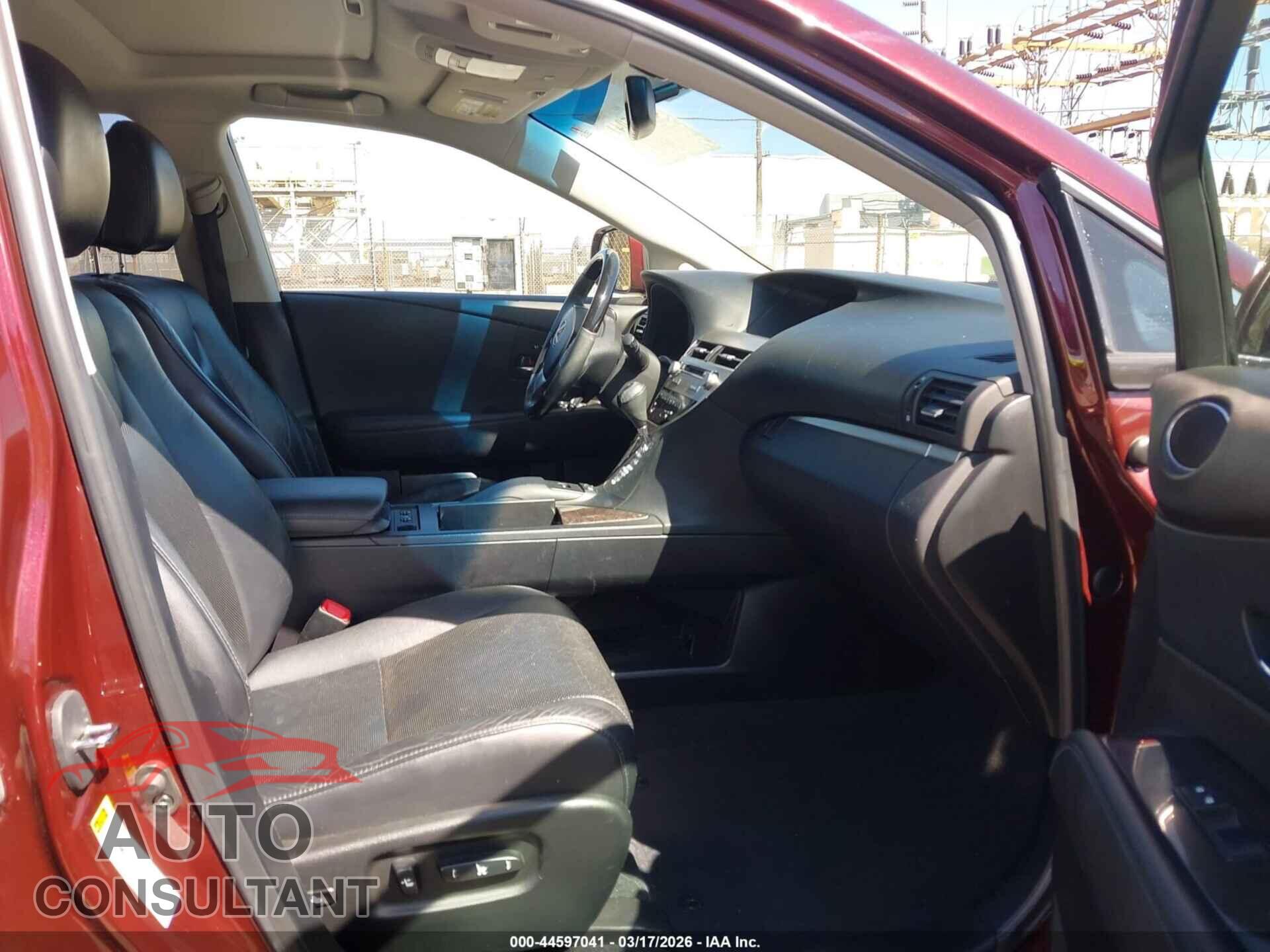 LEXUS RX 350 2013 - 2T2ZK1BA3DC101683