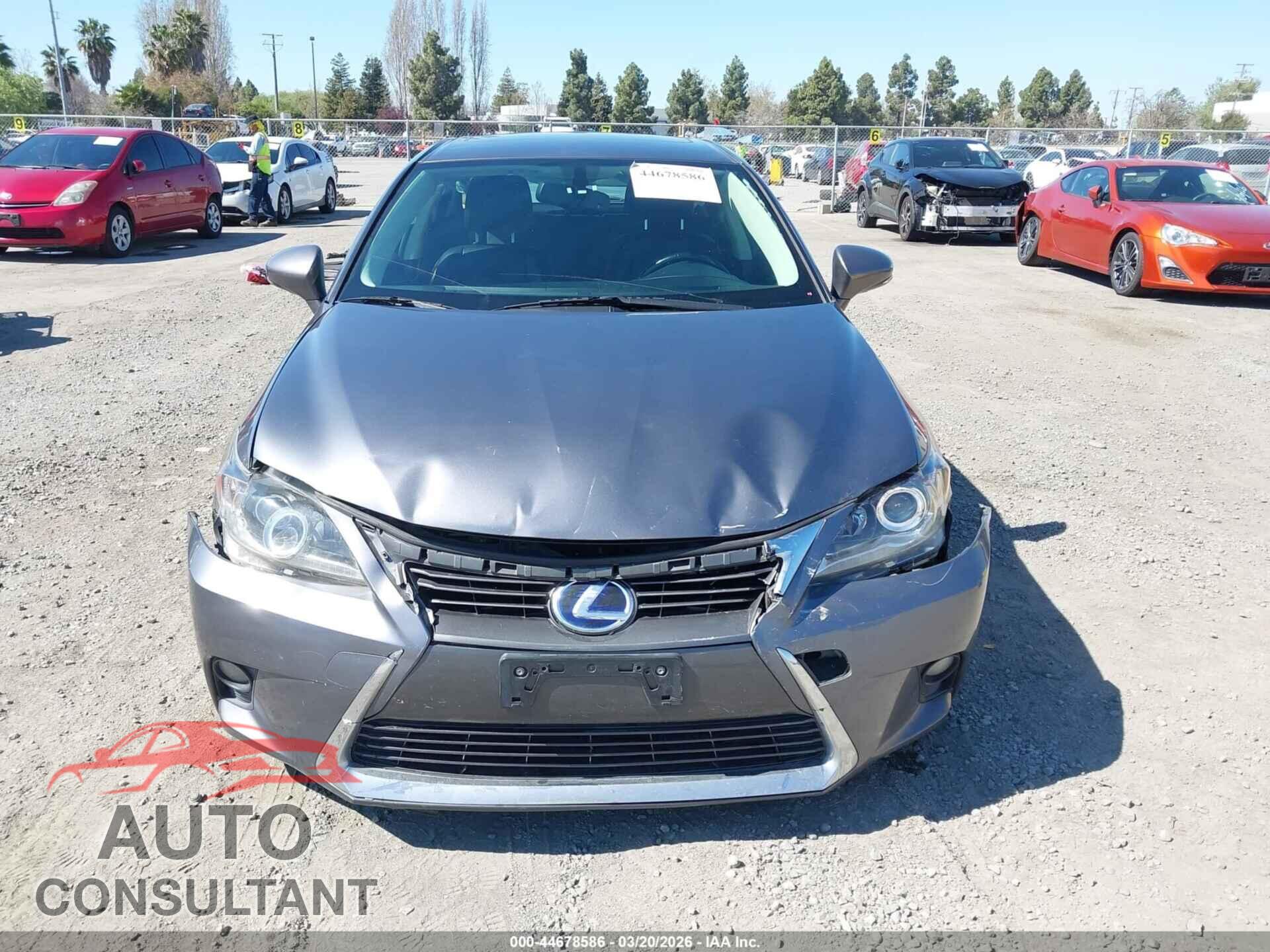 LEXUS CT 2017 - JTHKD5BH8H2288944