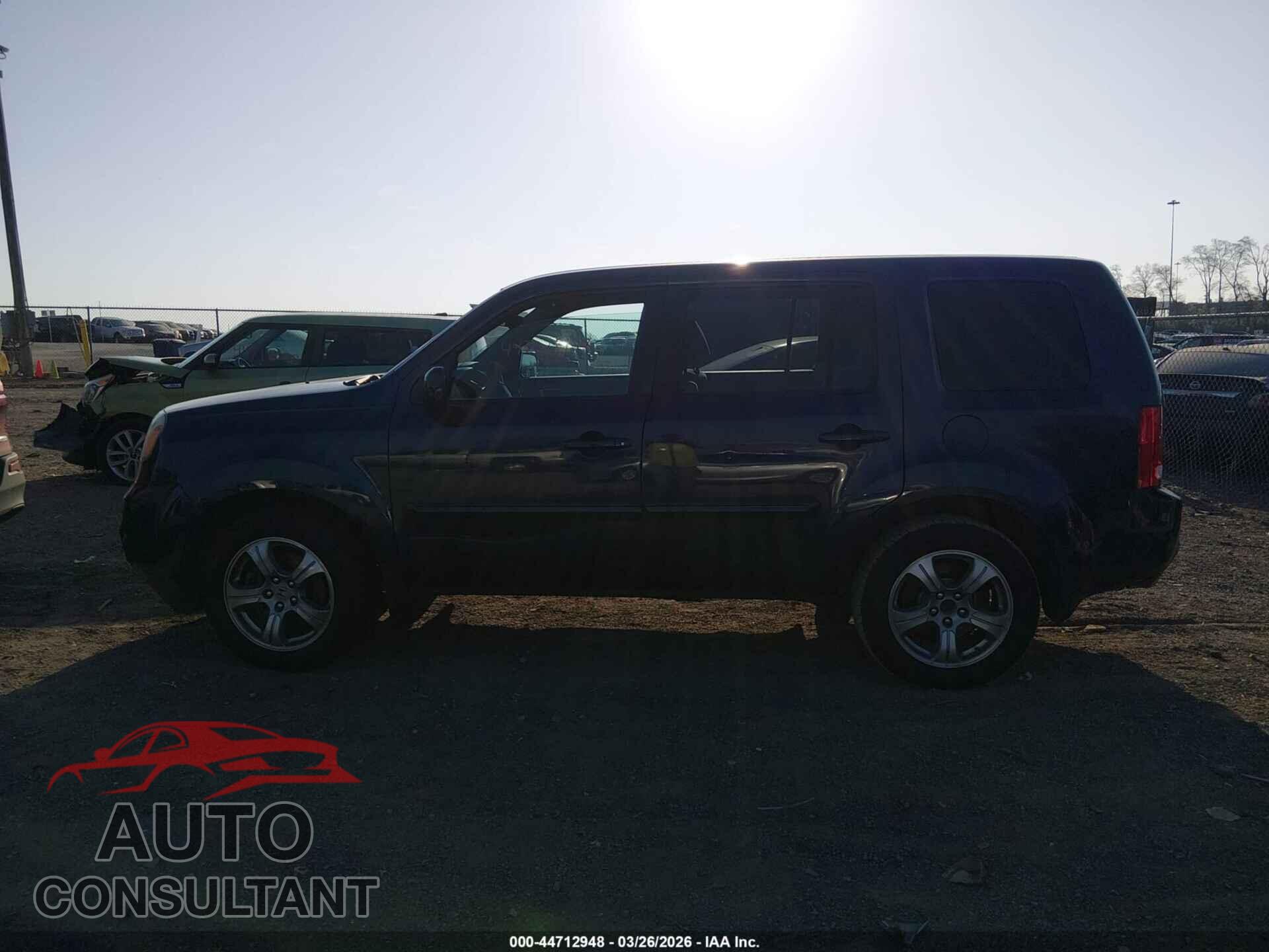 HONDA PILOT 2014 - 5FNYF3H45EB018321