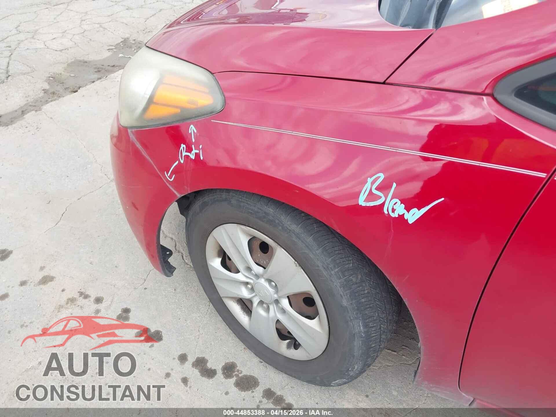 KIA FORTE 2016 - KNAFK4A60G5495406