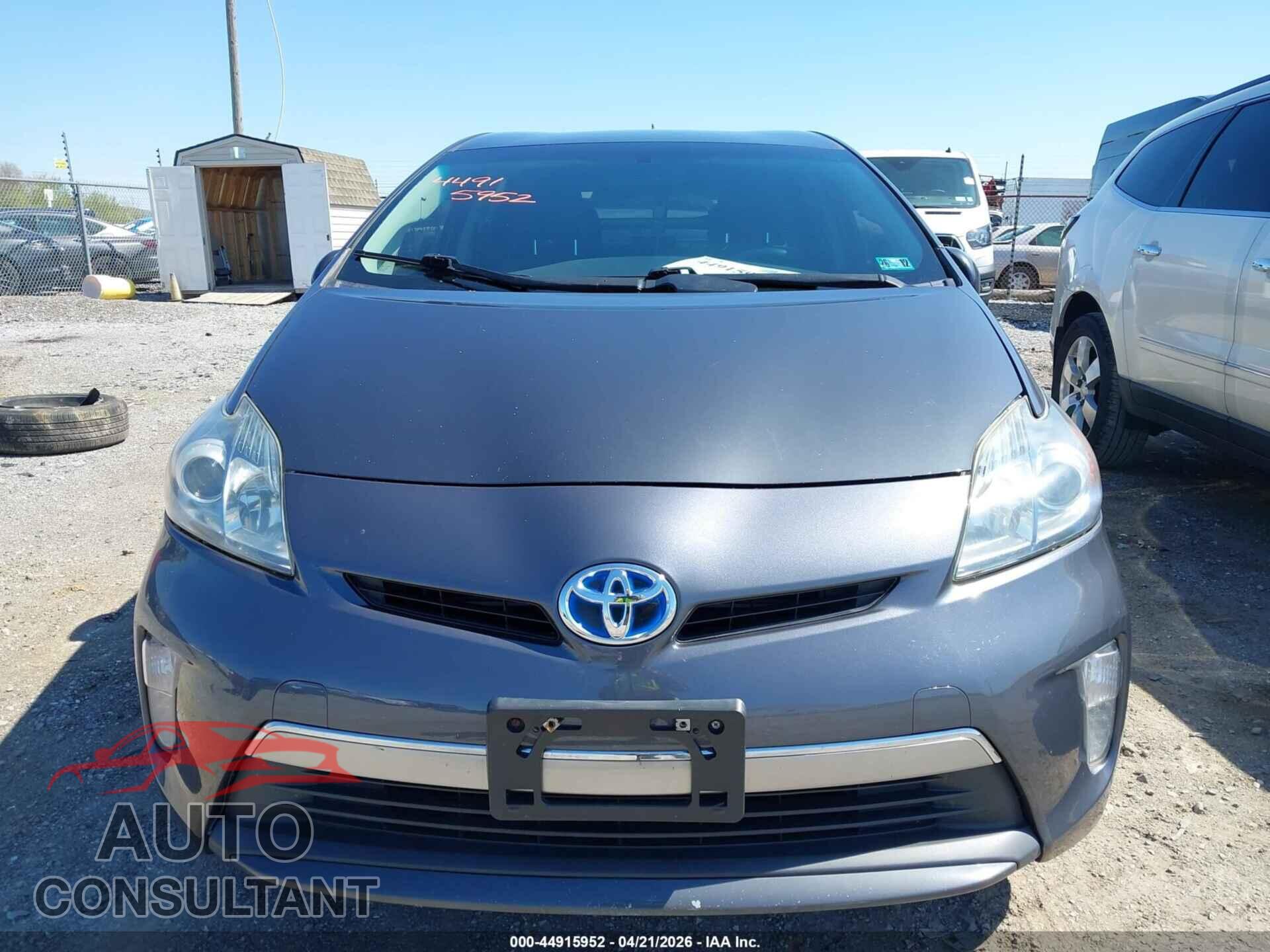 TOYOTA PRIUS PLUG-IN 2012 - JTDKN3DP3C3014674