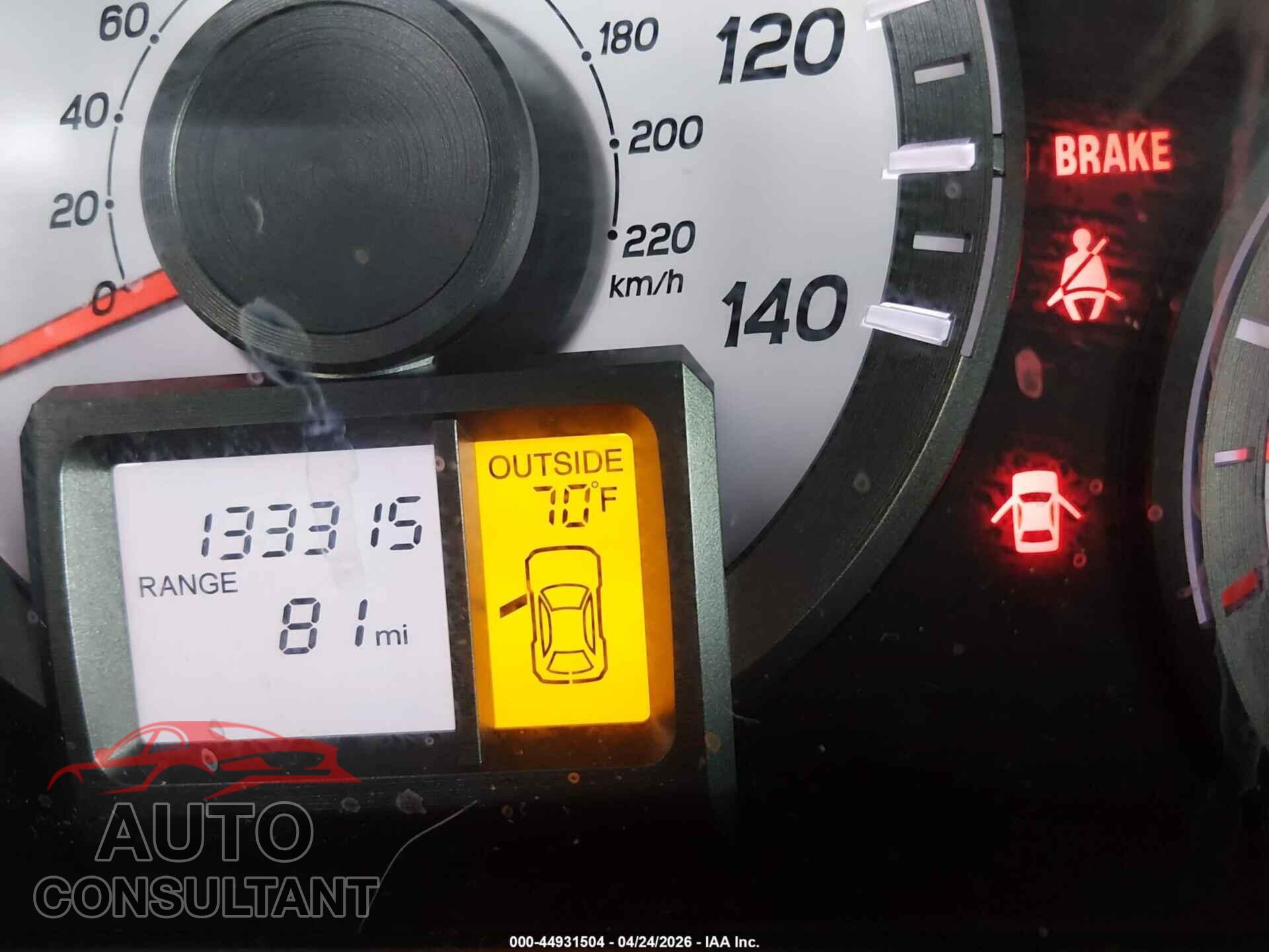 HONDA PILOT 2012 - 5FNYF4H58CB049820