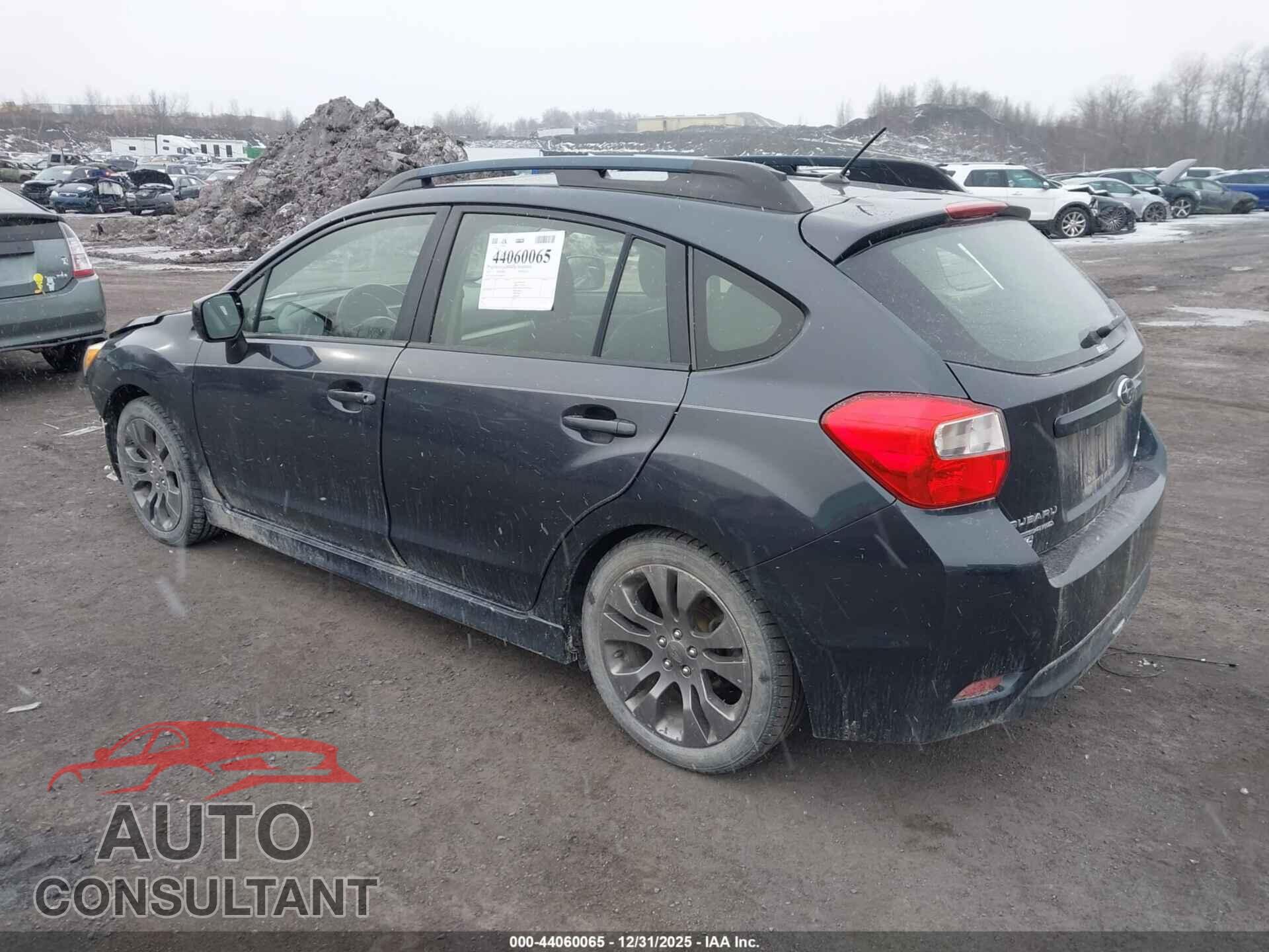 SUBARU IMPREZA 2013 - JF1GPAS61DH809439
