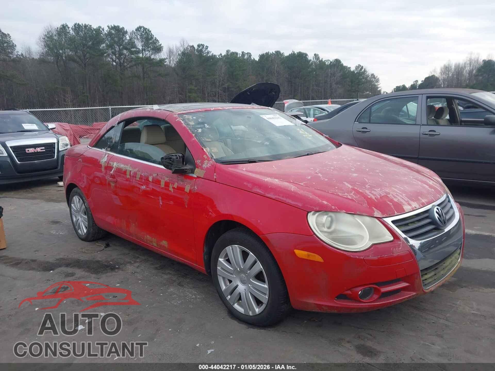 VOLKSWAGEN EOS 2009 - WVWBA71F89V015945
