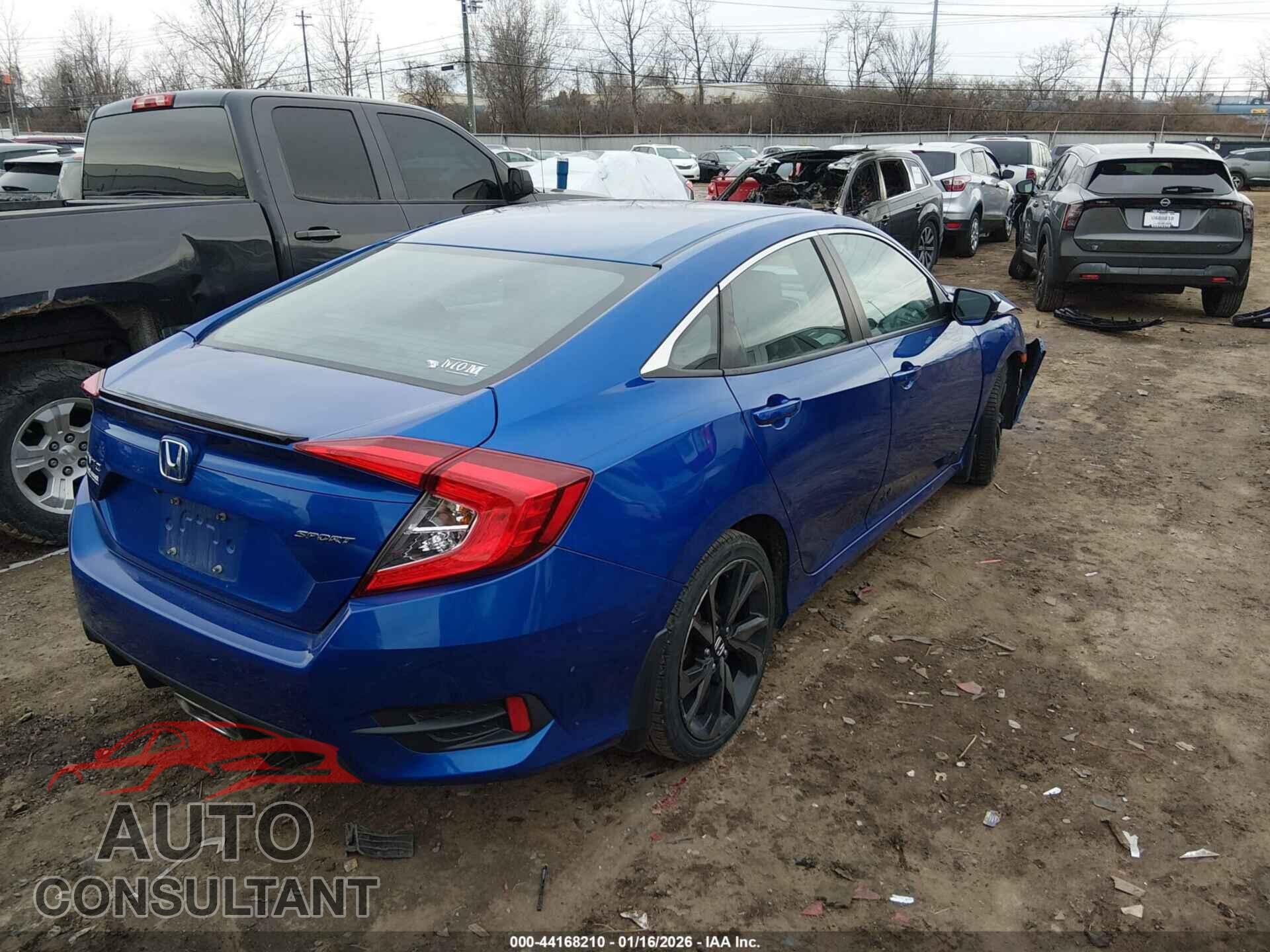 HONDA CIVIC 2019 - 2HGFC2F81KH600147