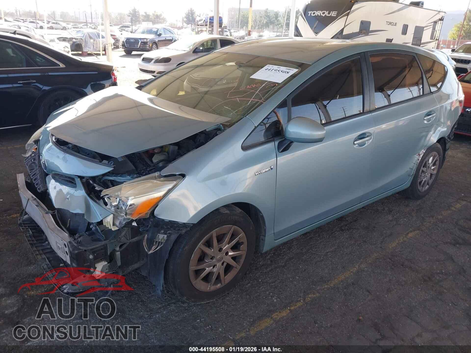 TOYOTA PRIUS V 2015 - JTDZN3EUXFJ022905